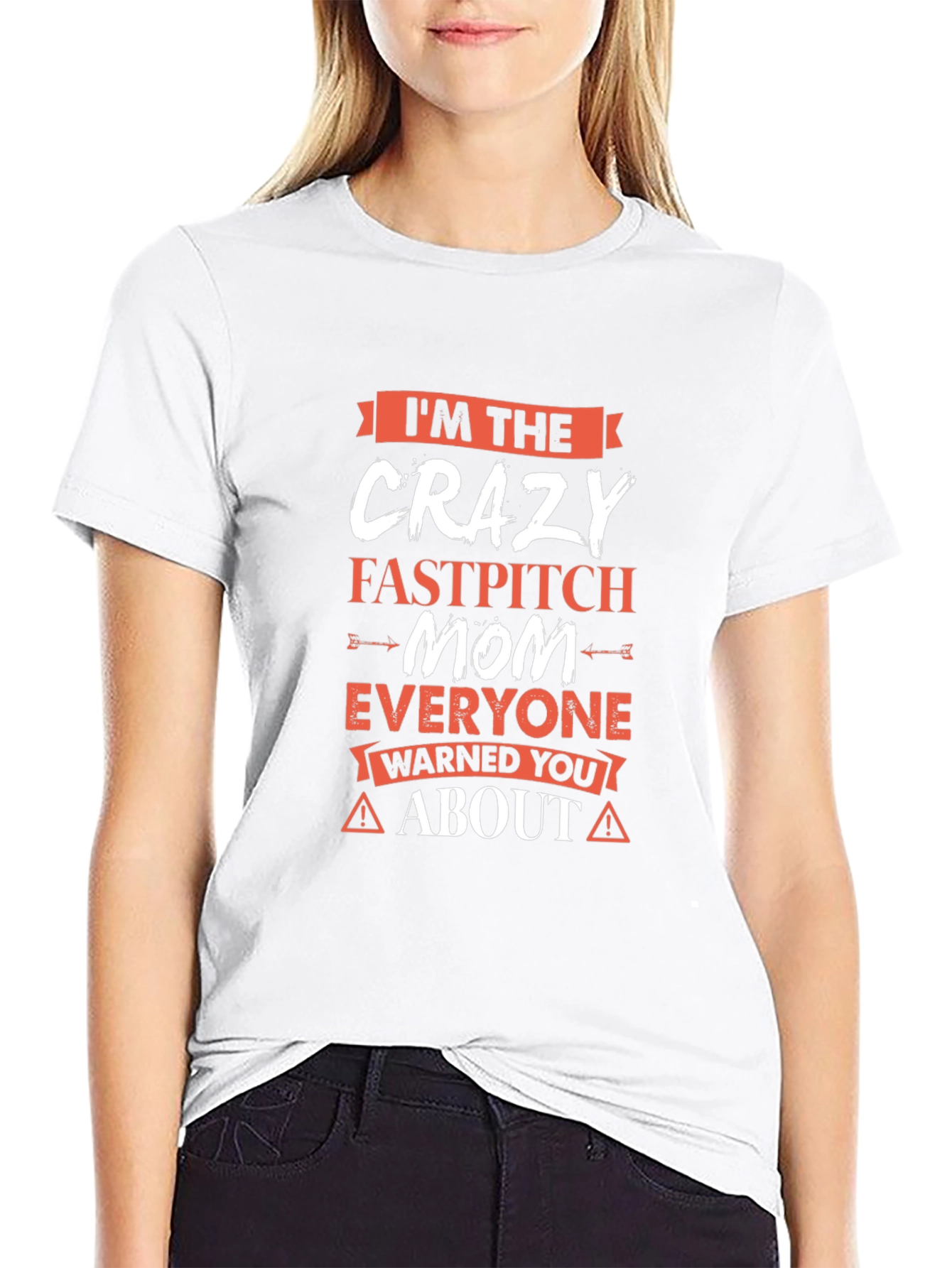 Crazy Fastpitch Mom Graphic Tee