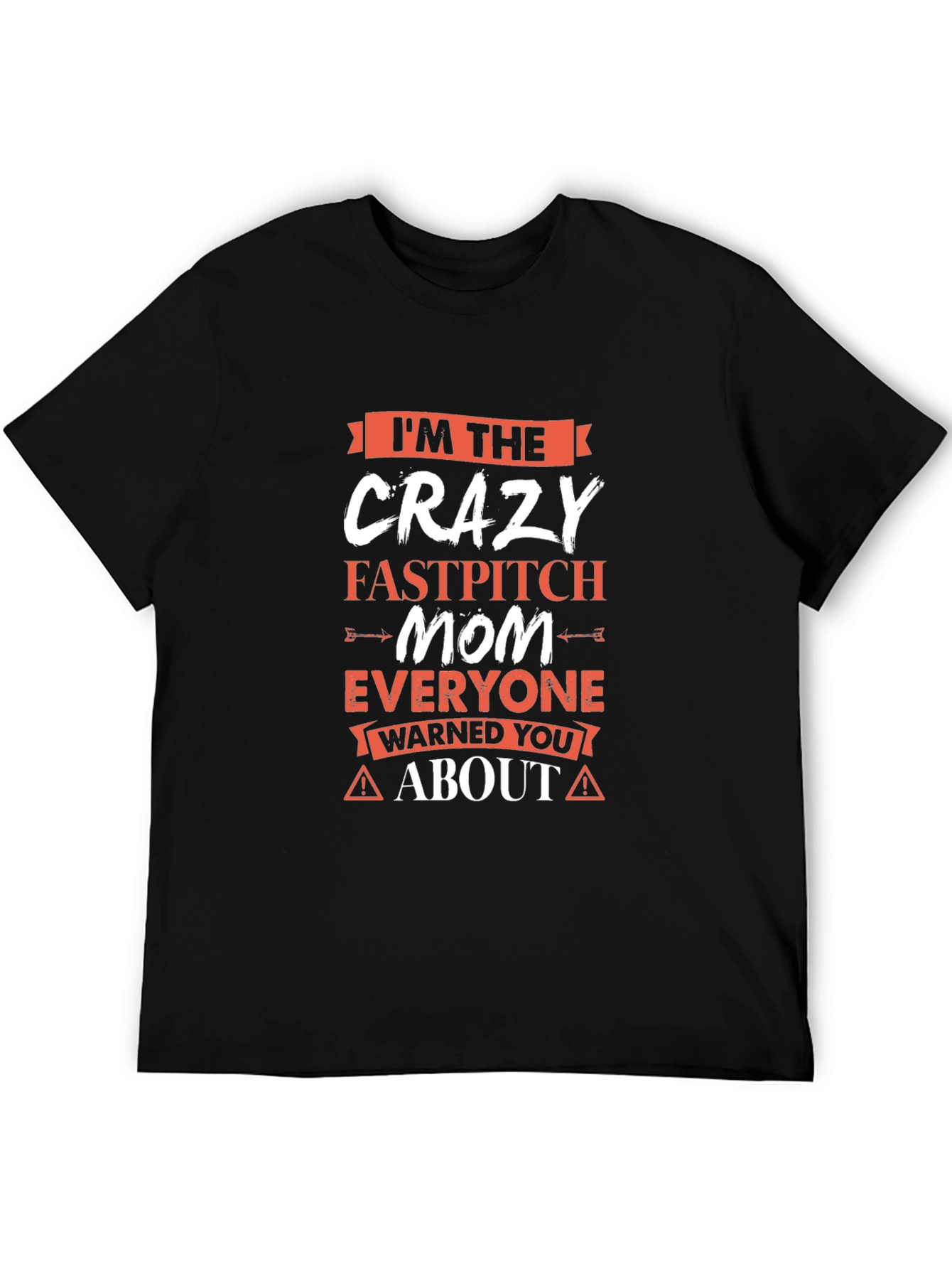 Crazy Fastpitch Mom Graphic Tee