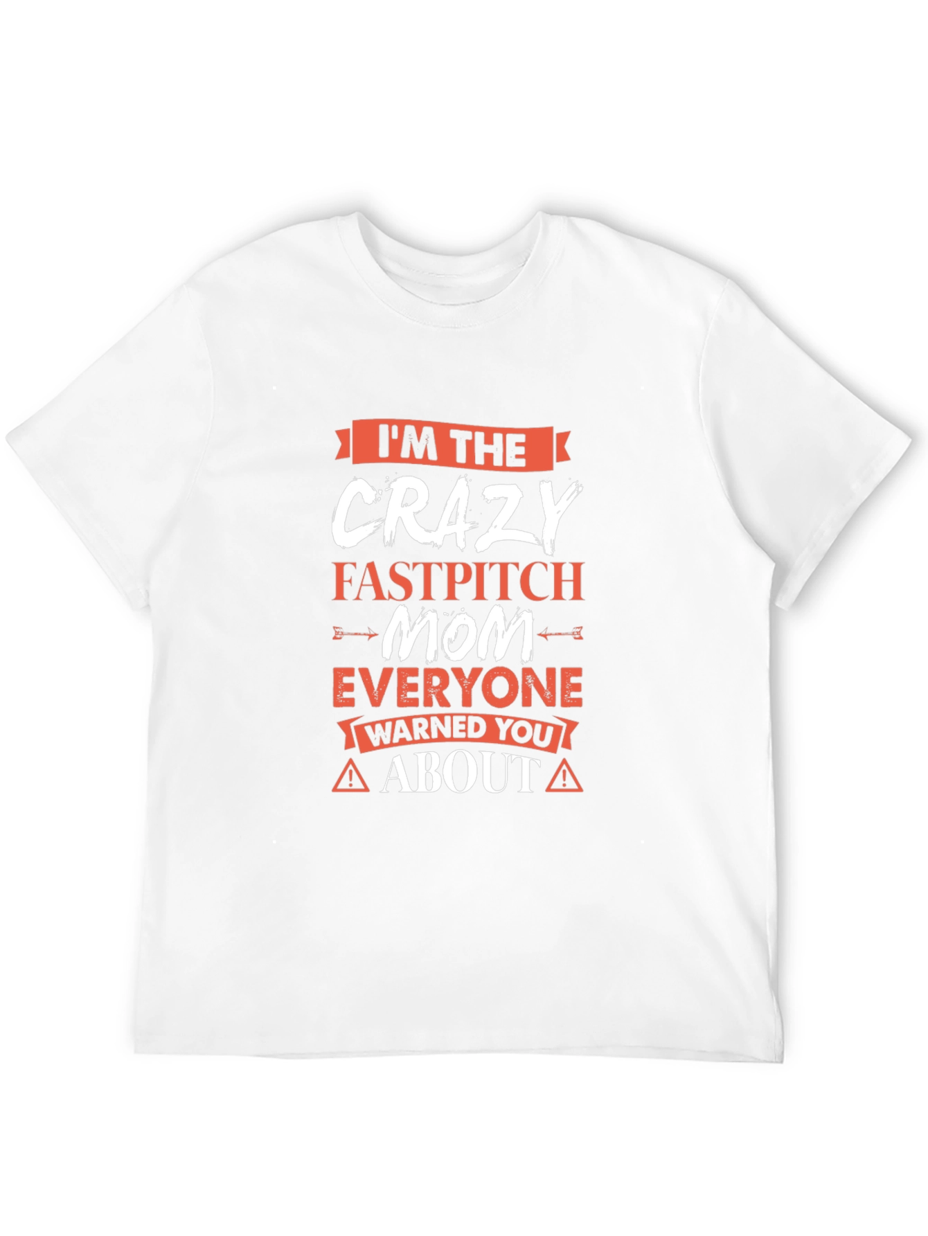 Crazy Fastpitch Mom Graphic Tee