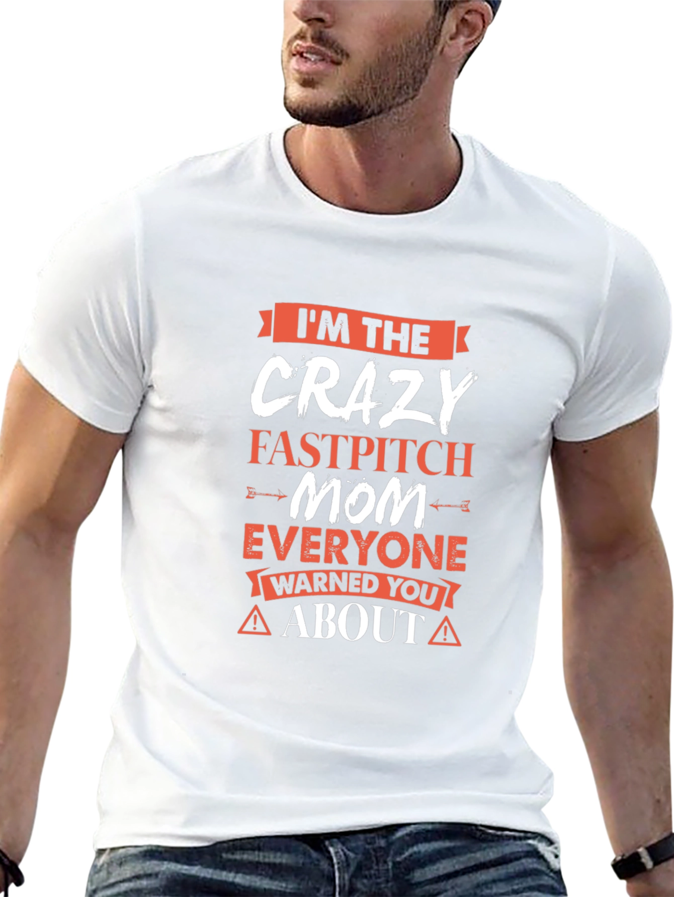 Crazy Fastpitch Mom Graphic Tee