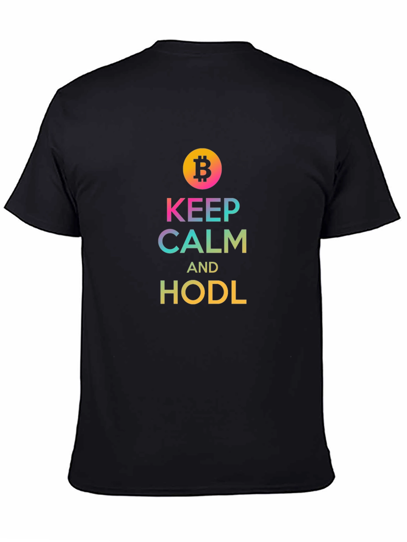 Keep Calm and HODL Bitcoin Crypto Tee
