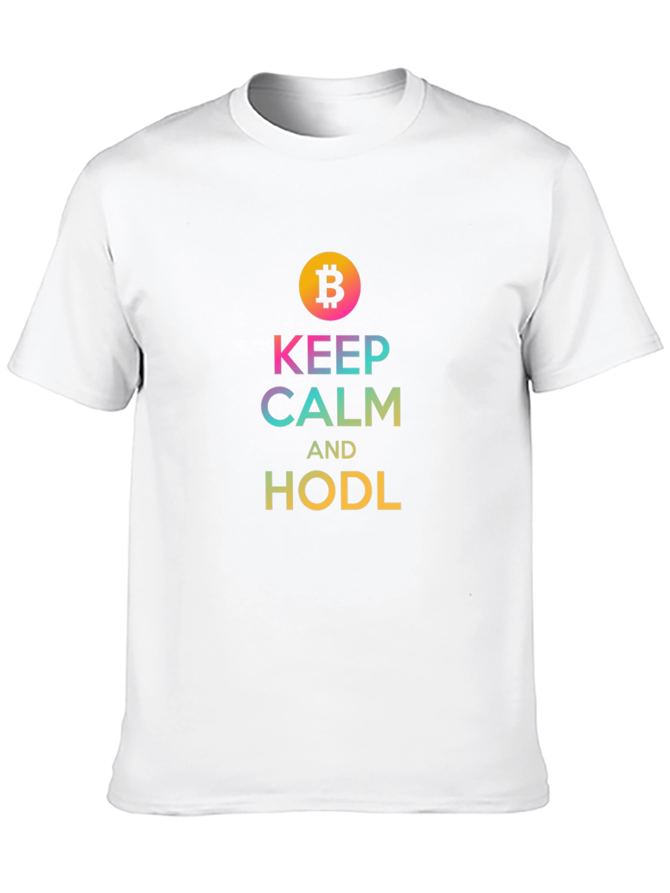 Keep Calm and HODL Bitcoin Crypto Tee