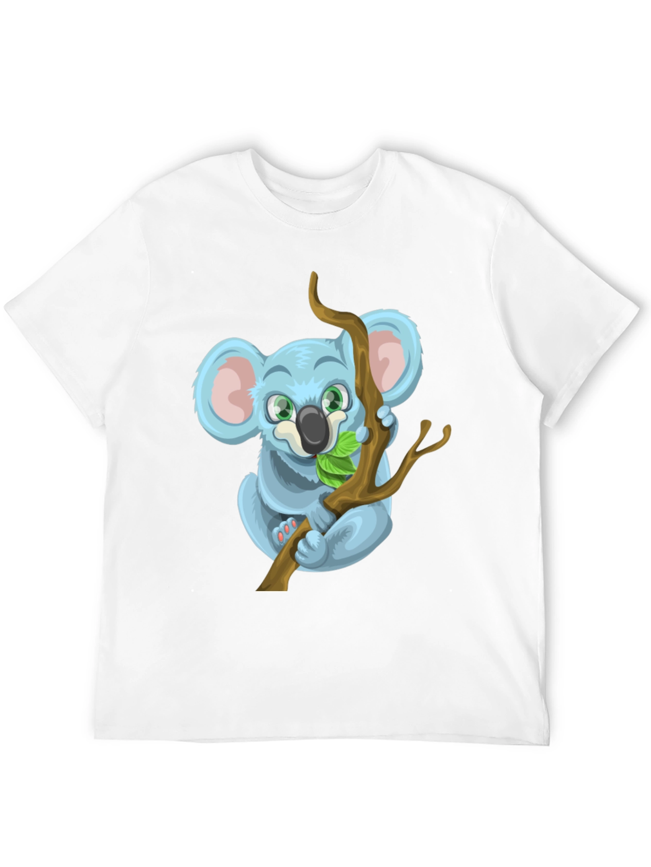 Cute Koala Bear Graphic Tee - Black T-Shirt
