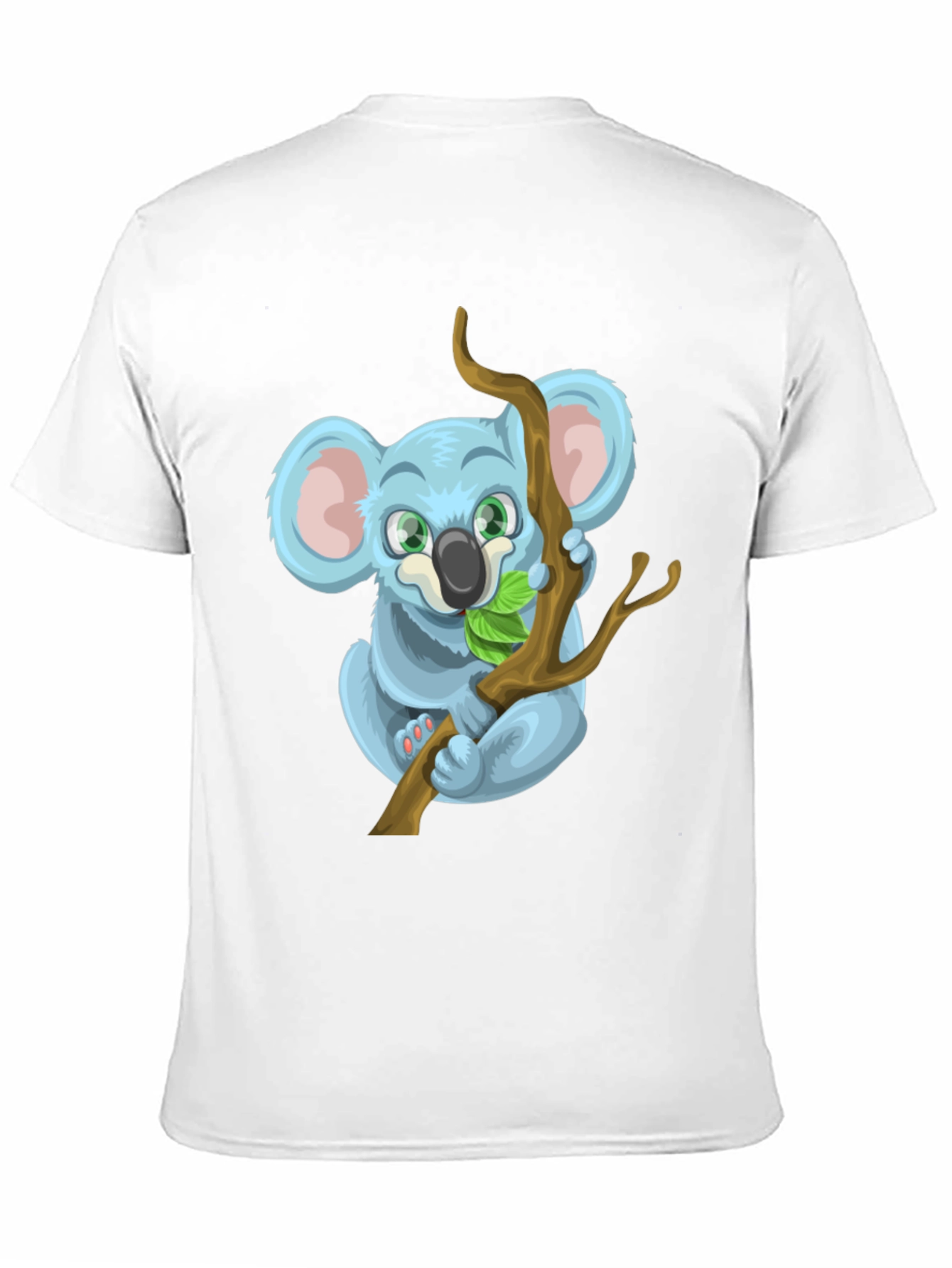 Cute Koala Bear Graphic Tee - Black T-Shirt