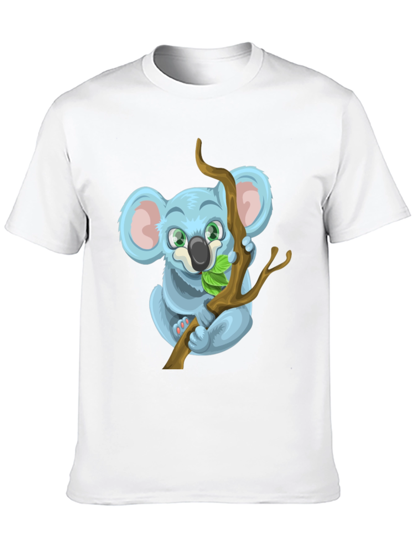 Cute Koala Bear Graphic Tee - Black T-Shirt