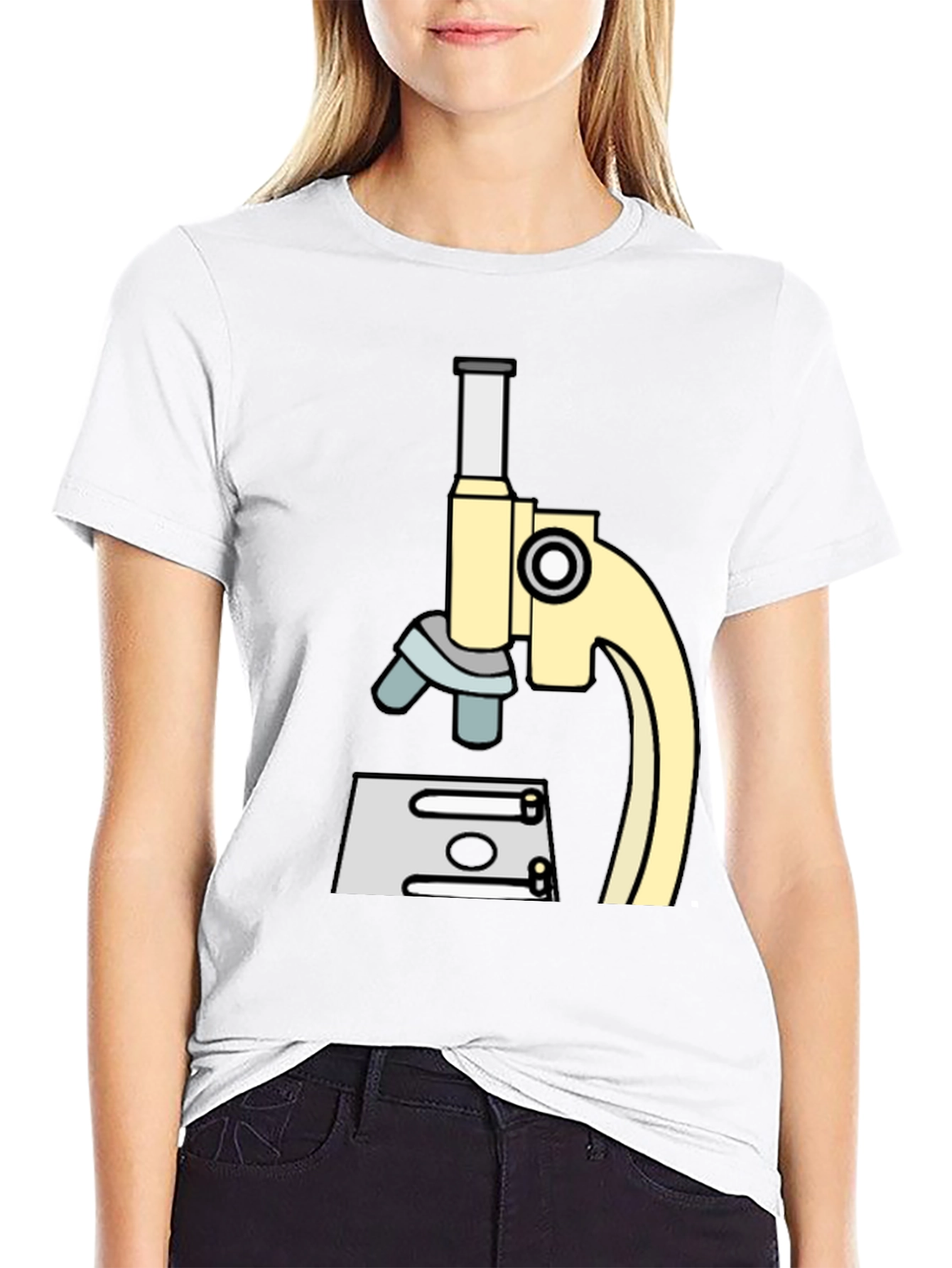 Science Microscope Graphic T-Shirt