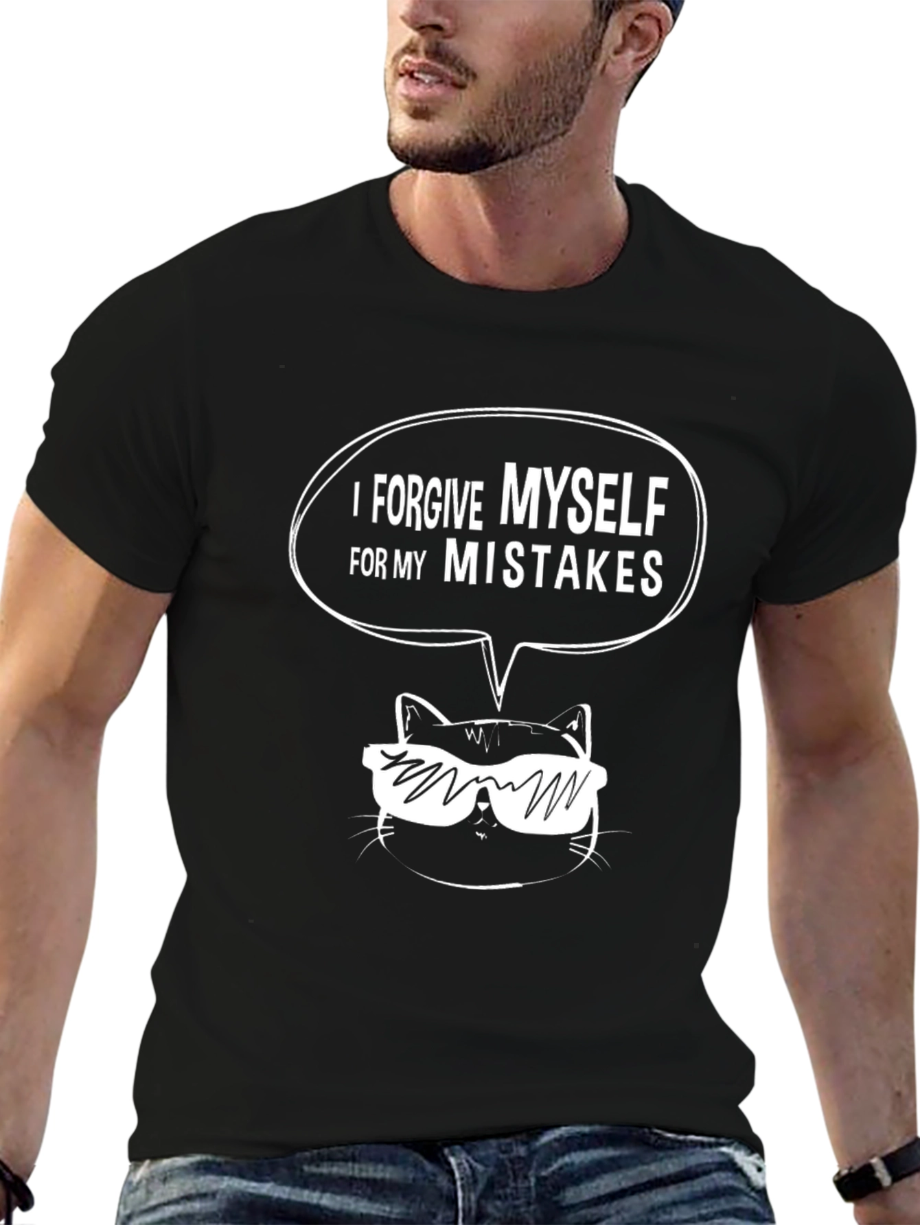 Forgive Myself Cat T-Shirt
