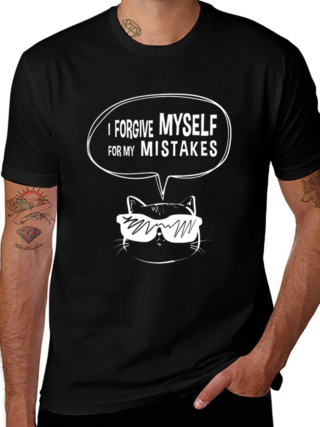 Forgive Myself Cat T-Shirt