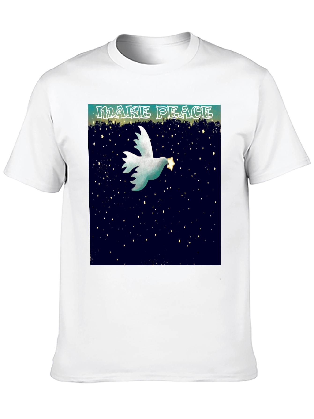 Make Peace Dove Graphic T-Shirt
