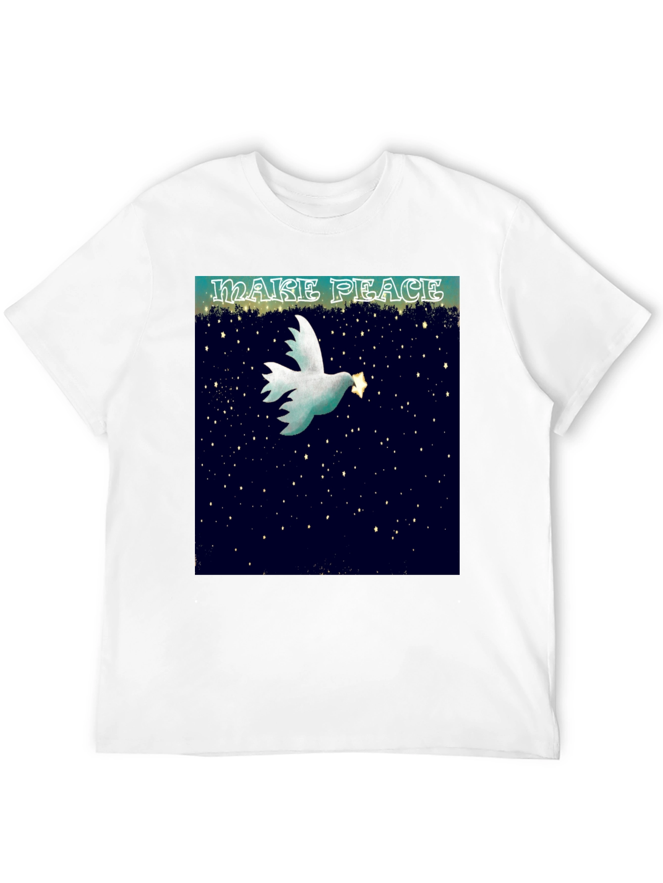 Make Peace Dove Graphic T-Shirt
