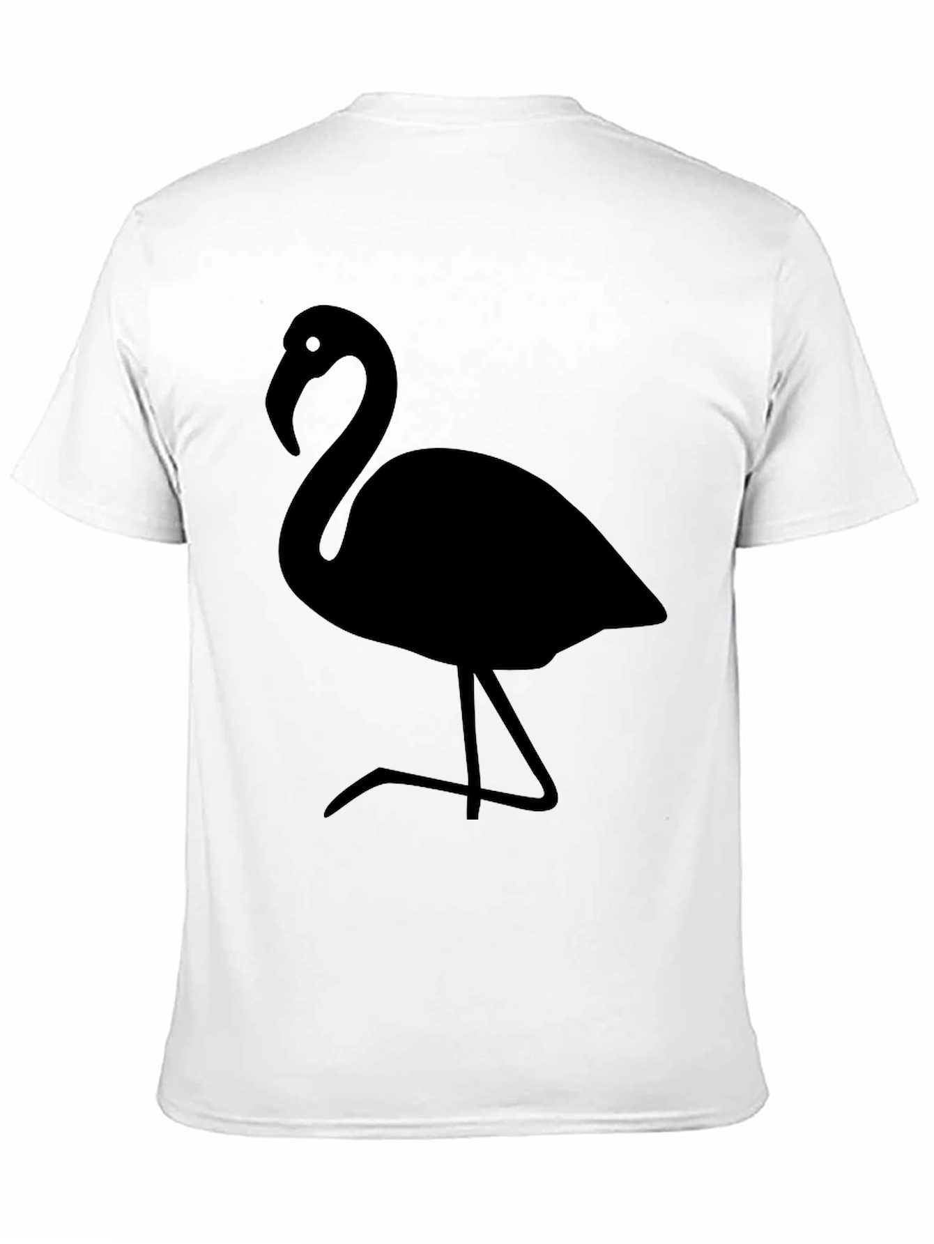 Flamingo Graphic Tee - Stylish Black T-Shirt