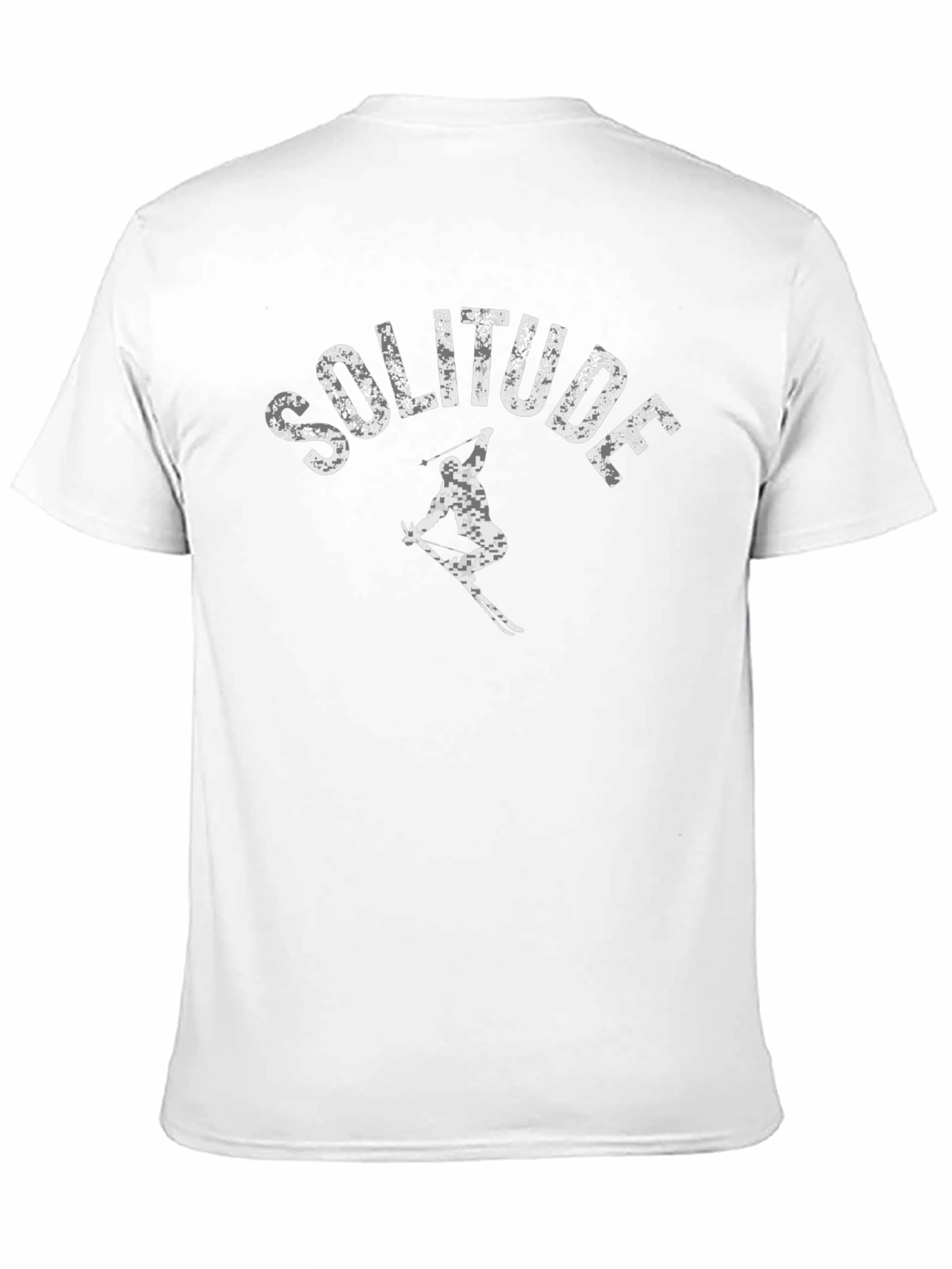 Solitude Skiing Graphic Tee - Black Cotton T-Shirt
