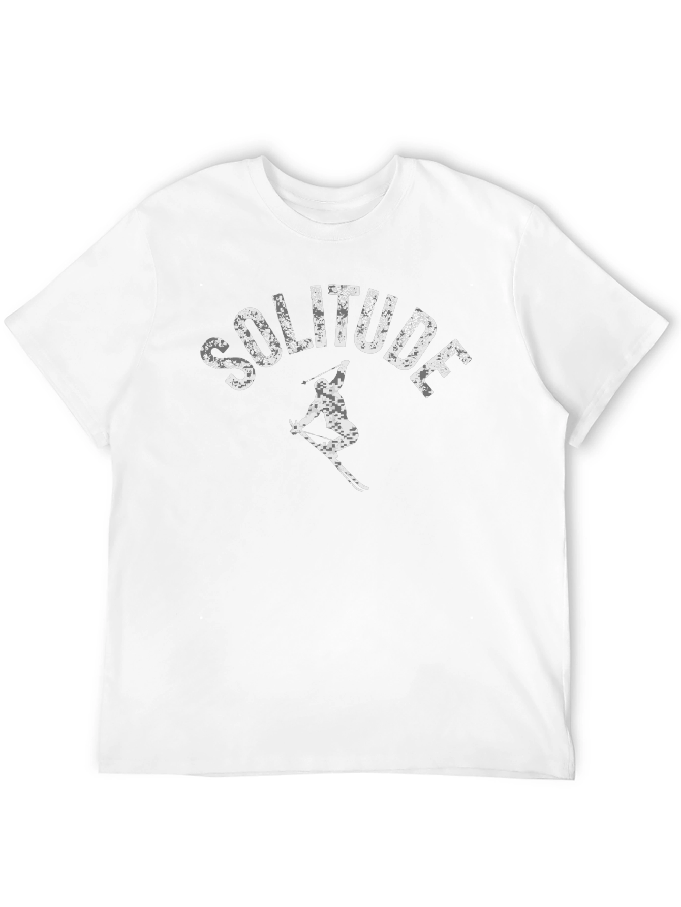 Solitude Skiing Graphic Tee - Black Cotton T-Shirt