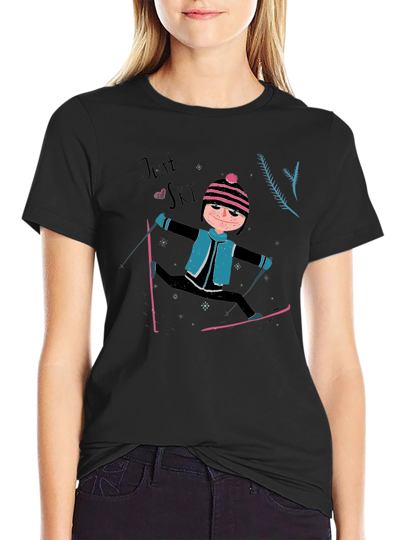 Just Ski Graphic Tee