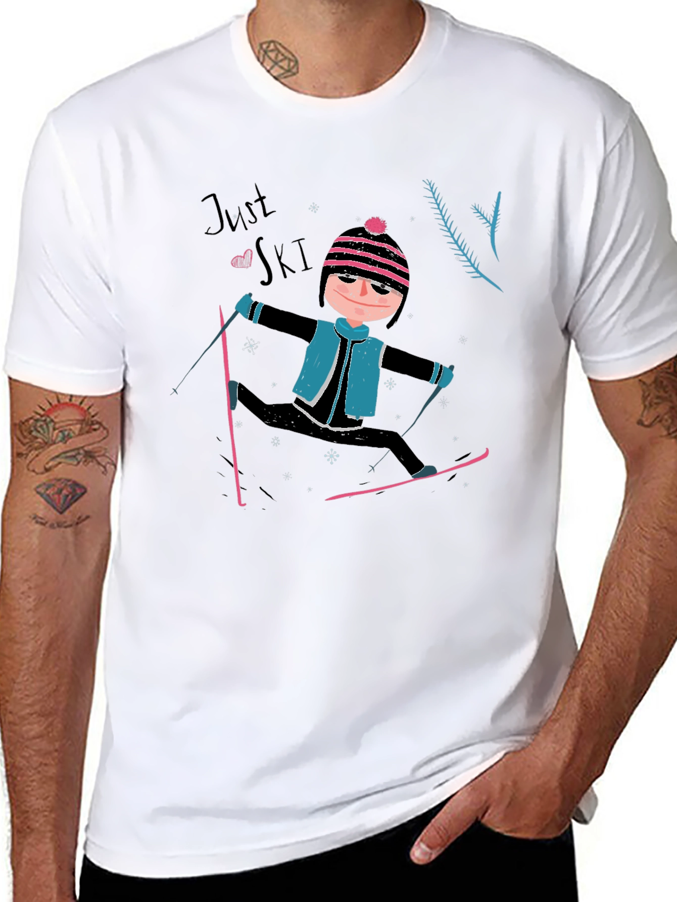Just Ski Graphic Tee