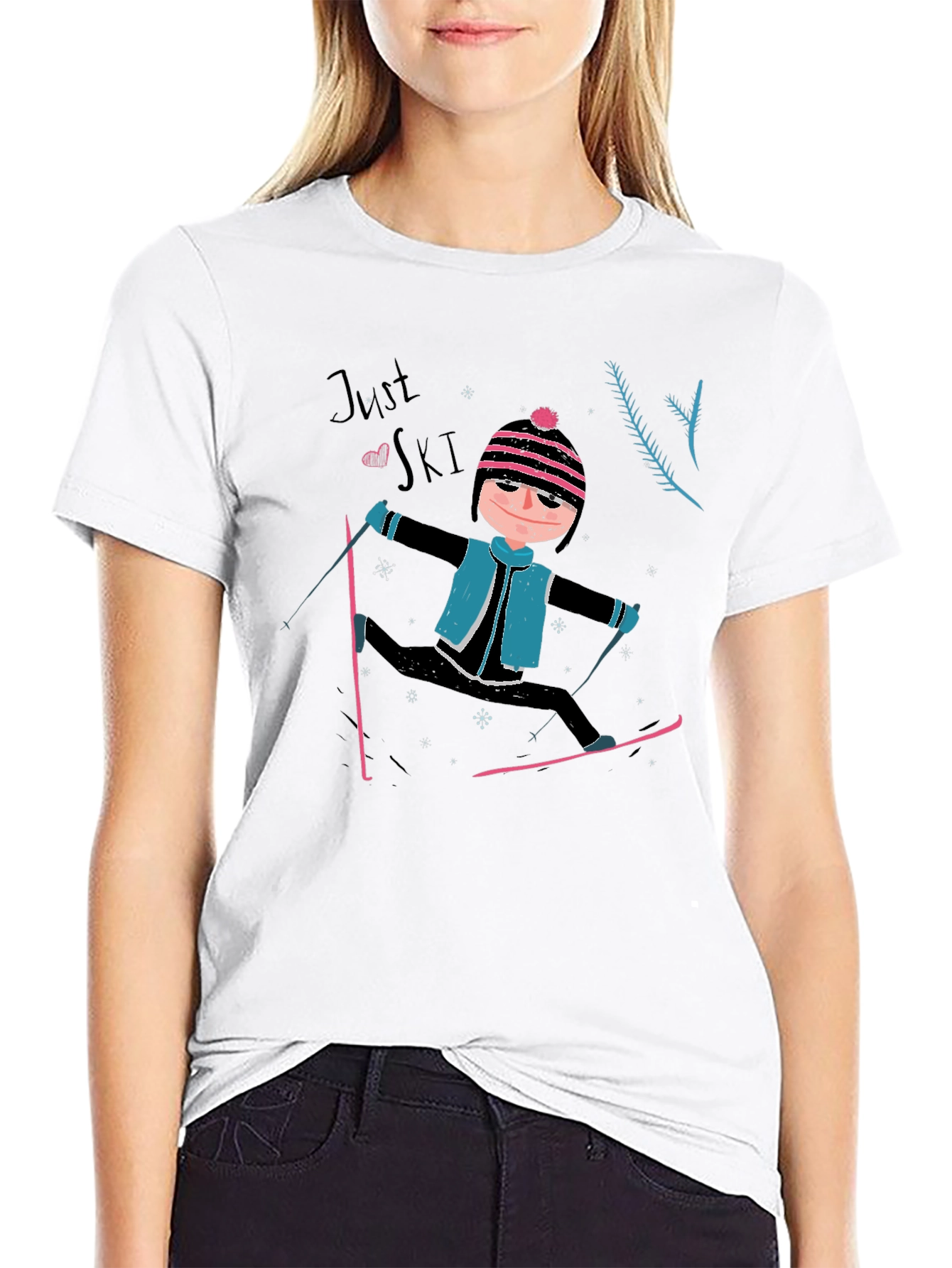 Just Ski Graphic Tee