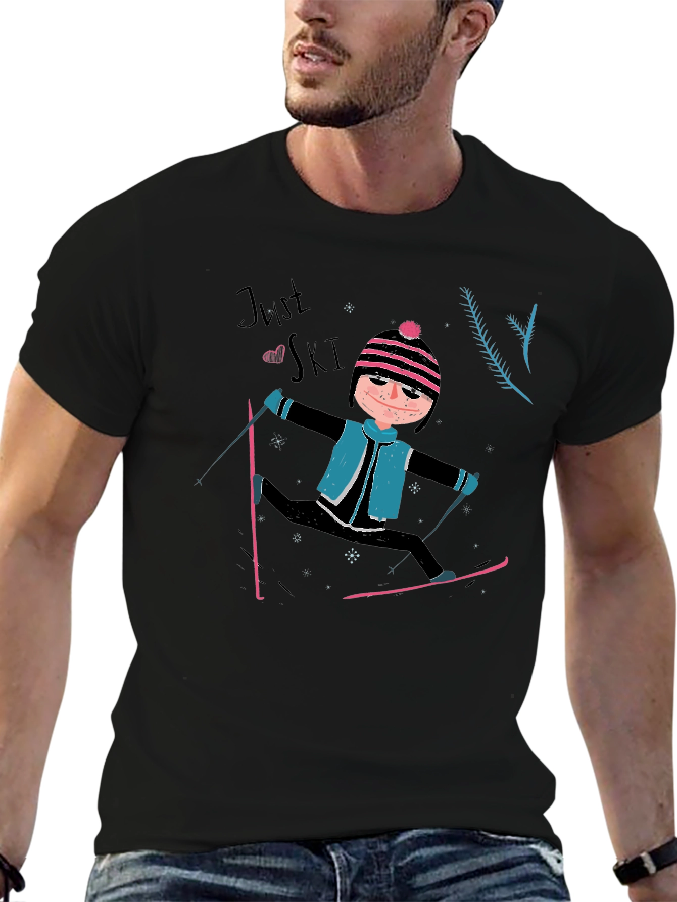 Just Ski Graphic Tee