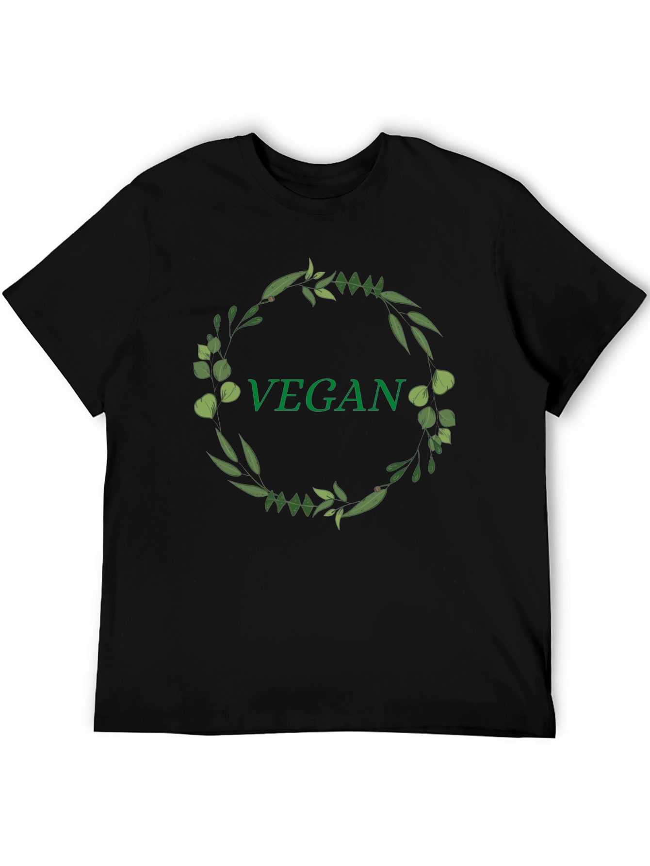 Vegan Wreath T-Shirt - Stylish & Eco-Friendly