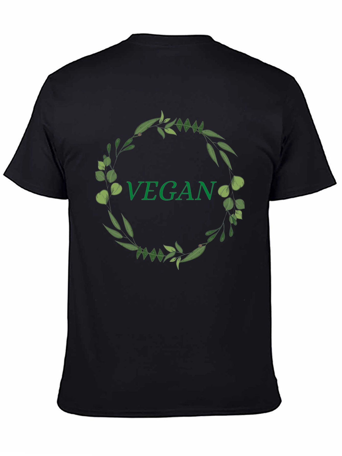 Vegan Wreath T-Shirt - Stylish & Eco-Friendly