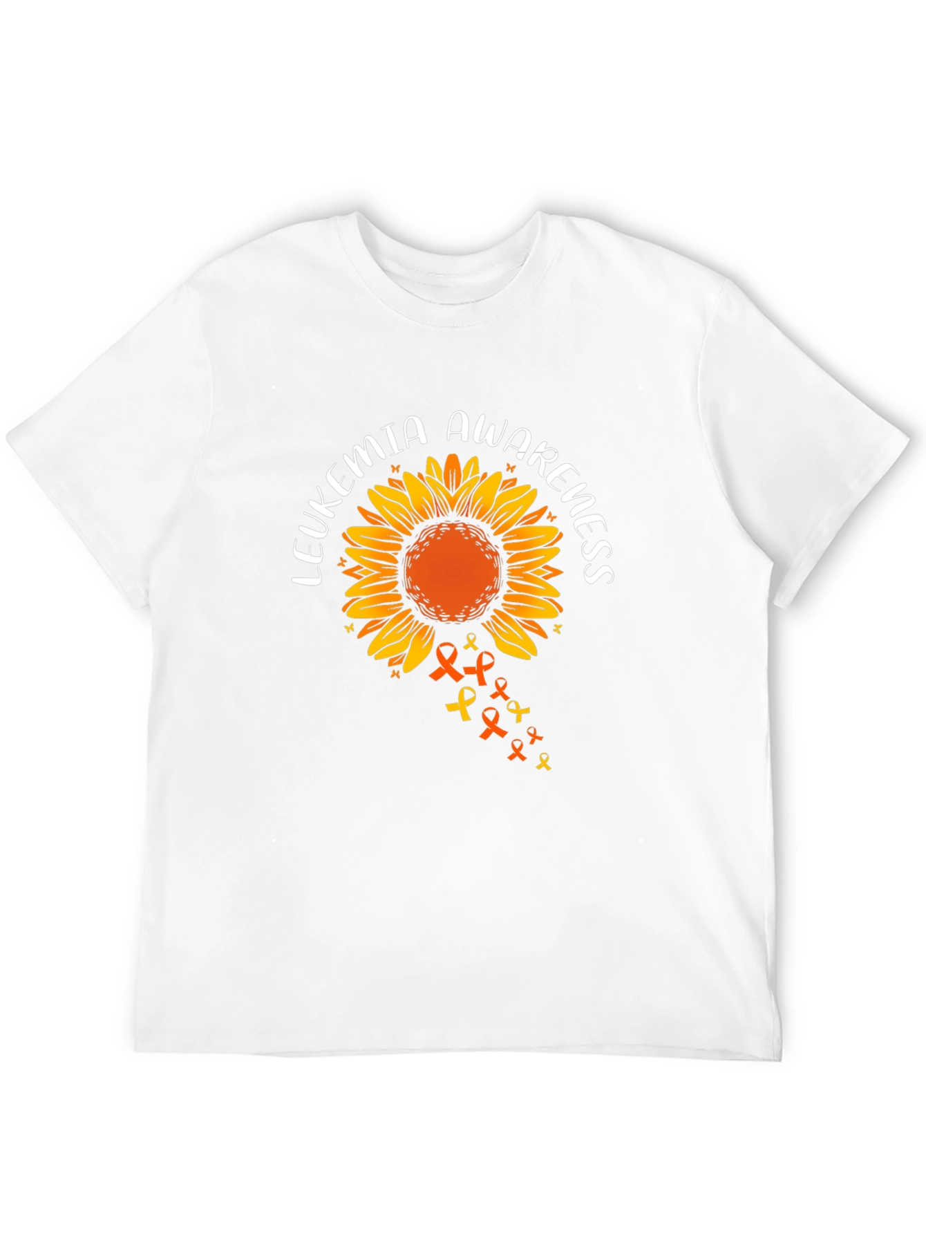 Leukemia Awareness Sunflower Graphic Tee