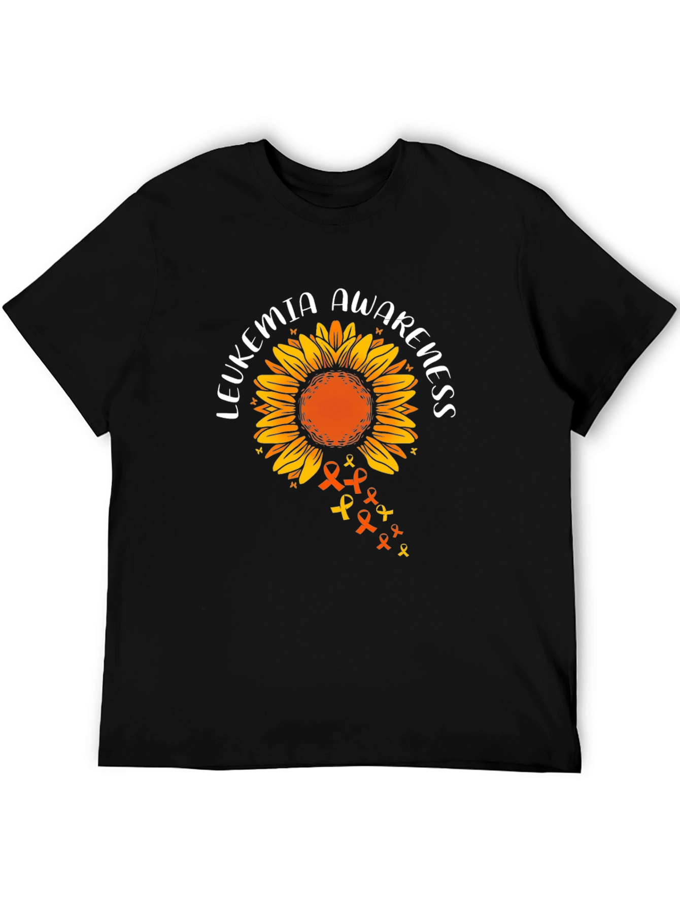 Leukemia Awareness Sunflower Graphic Tee