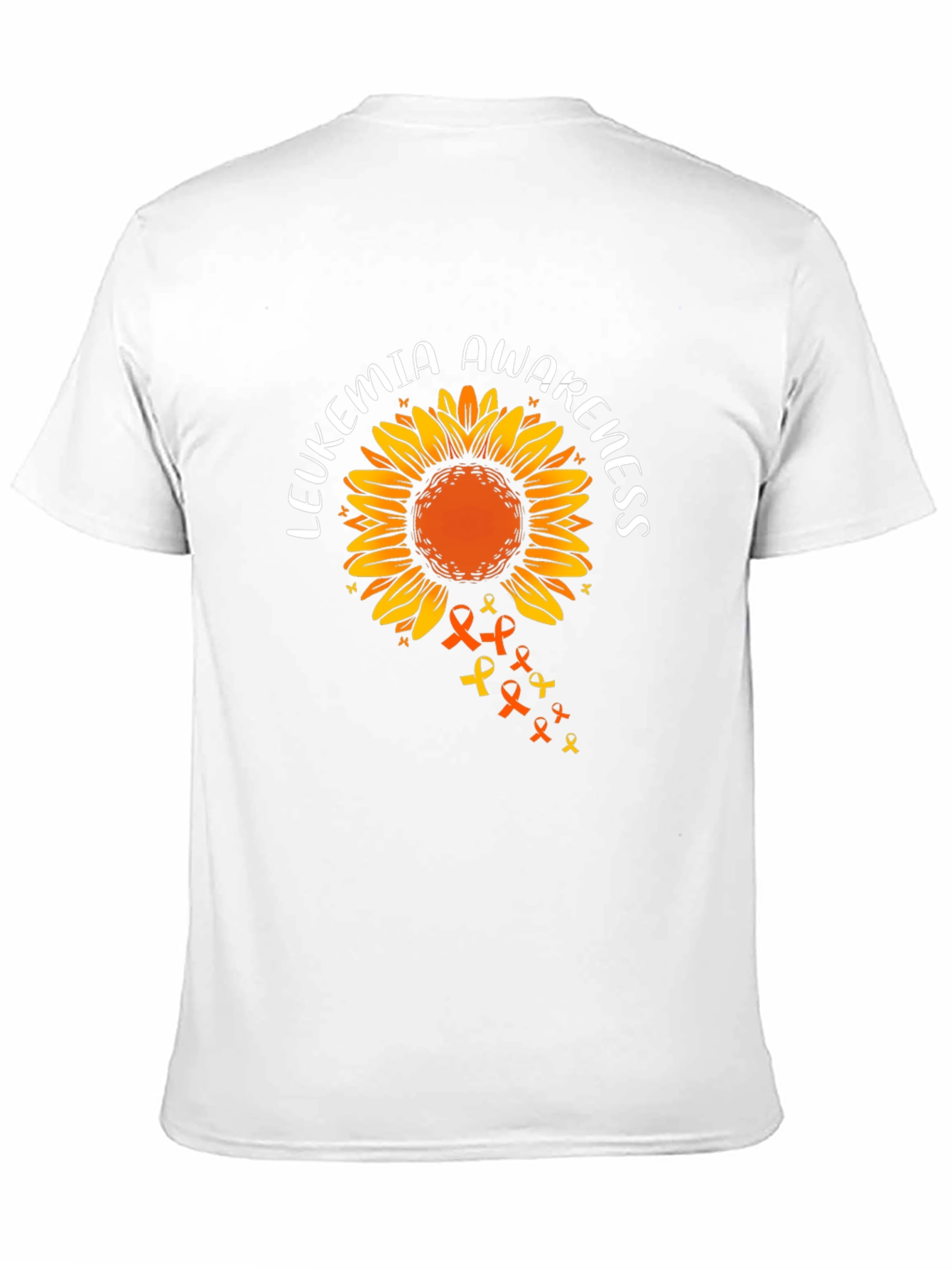 Leukemia Awareness Sunflower Graphic Tee