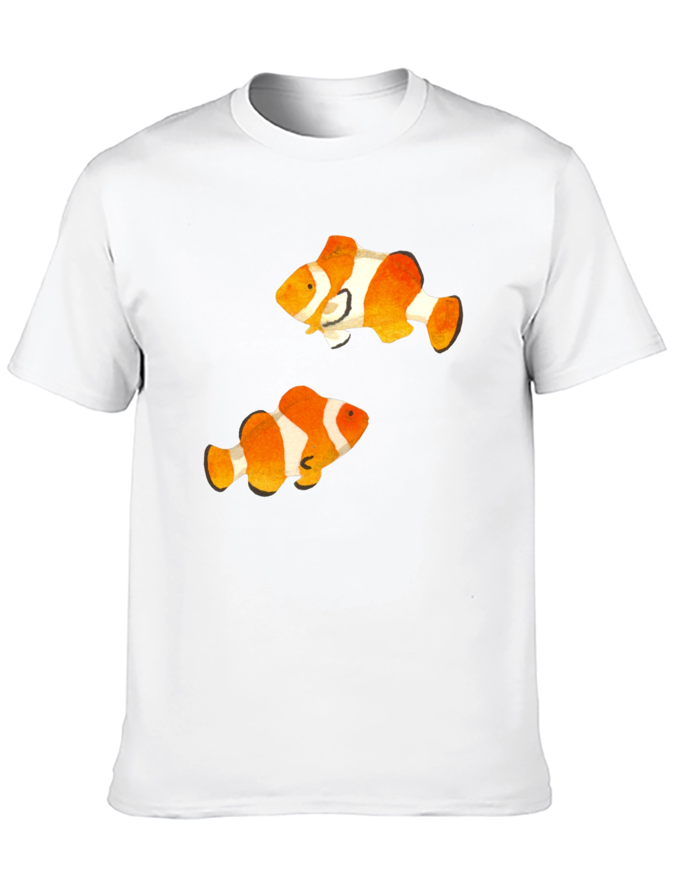 Clownfish Graphic Tee - Black Casual T-Shirt