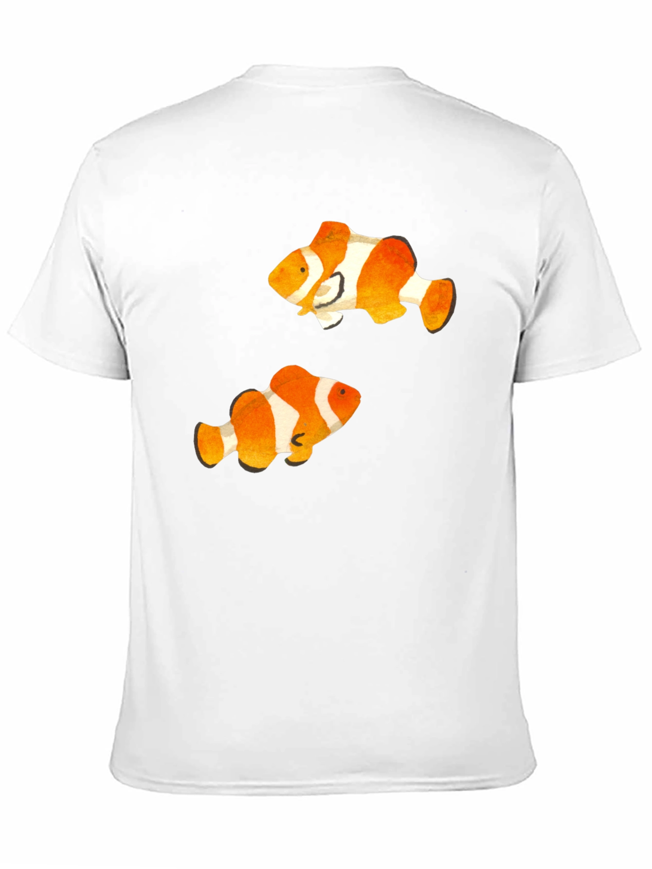 Clownfish Graphic Tee - Black Casual T-Shirt