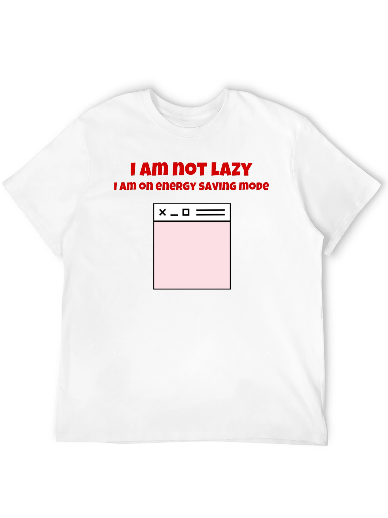 Energy Saving Mode Black T-Shirt