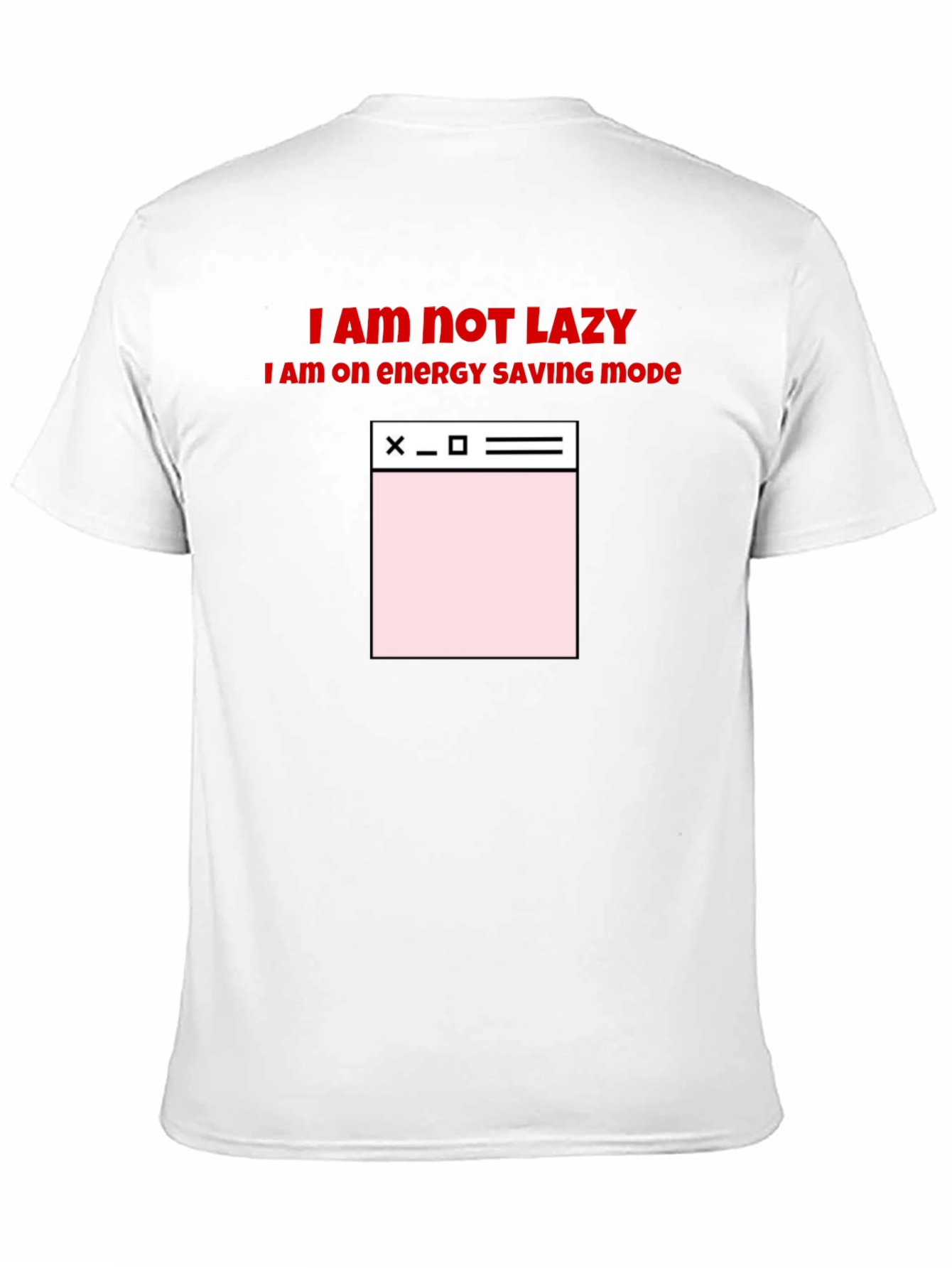 Energy Saving Mode Black T-Shirt
