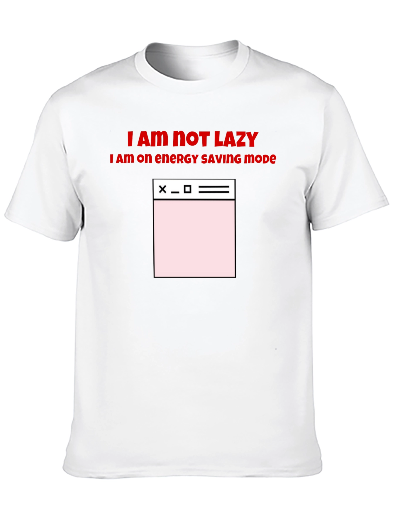 Energy Saving Mode Black T-Shirt
