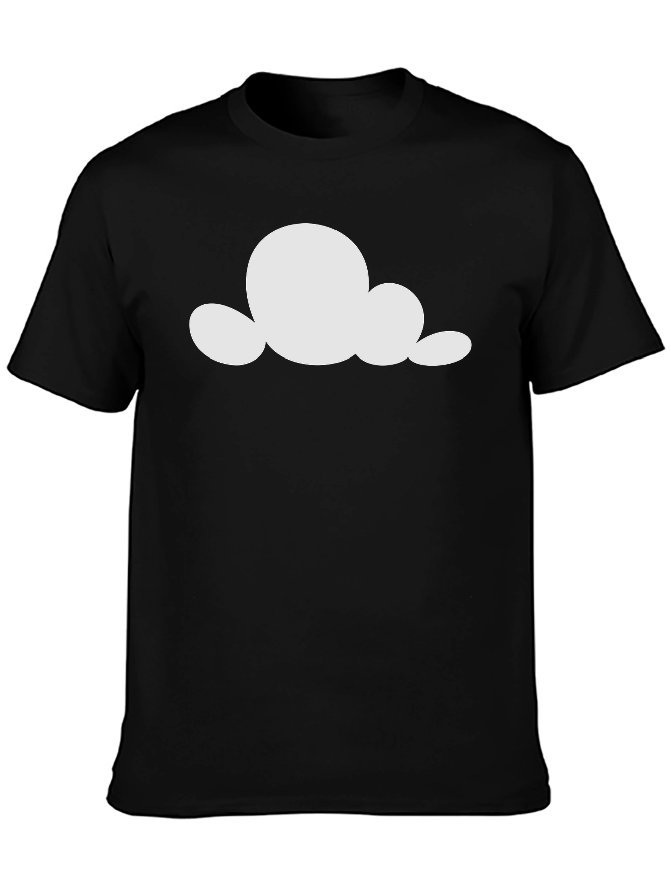 Cloud Graphic Black T-Shirt - Unisex Comfort