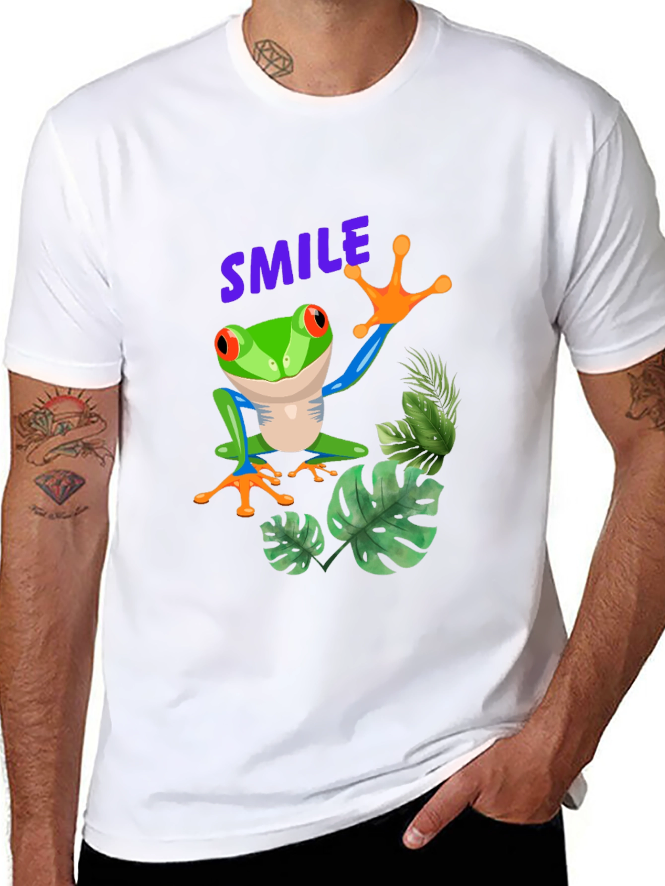 Smile Frog Graphic Tee - Stylish and Fun!
