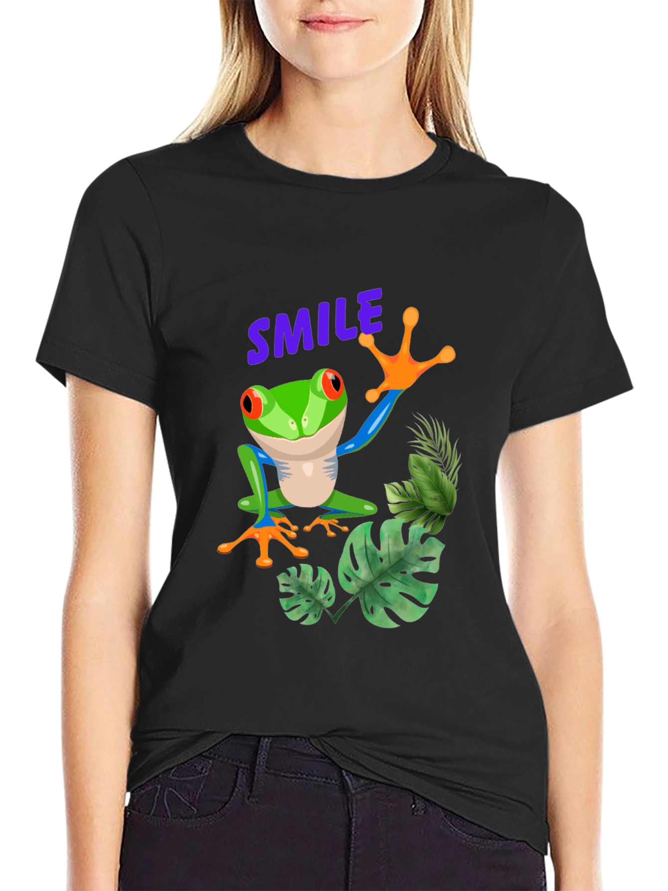 Smile Frog Graphic Tee - Stylish and Fun!