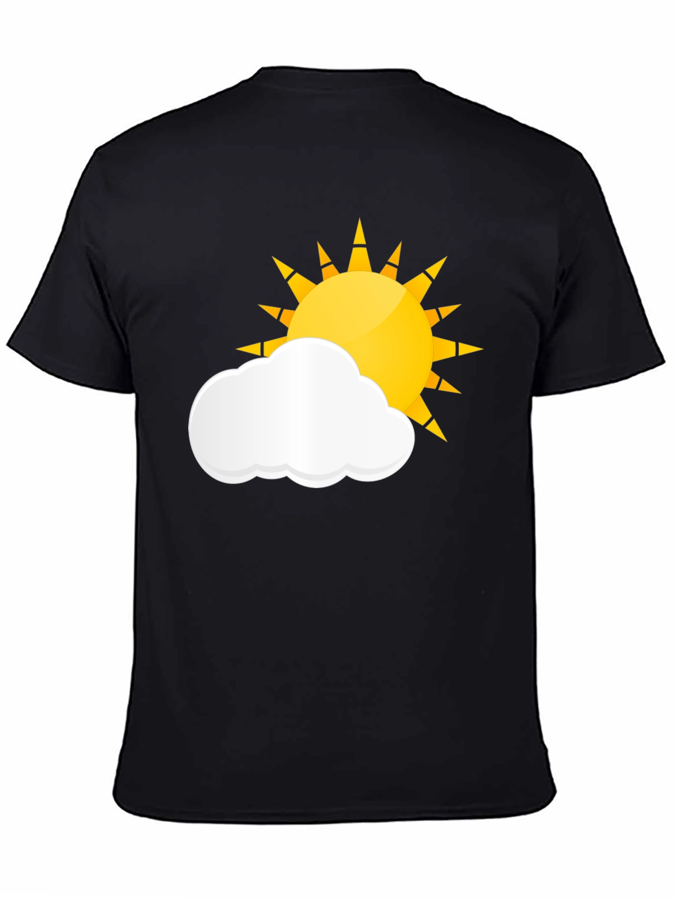 Sunny Days Black T-Shirt
