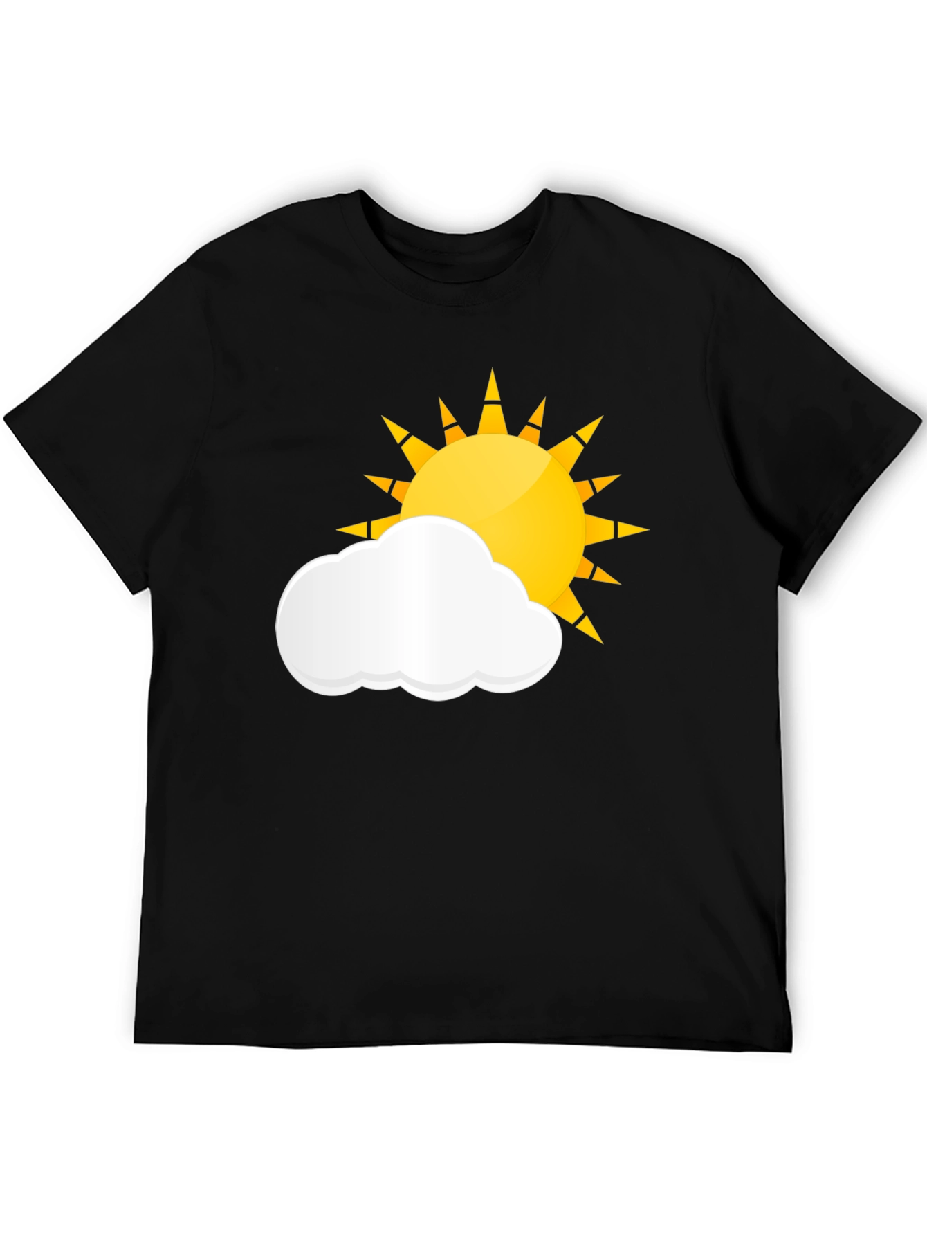 Sunny Days Black T-Shirt