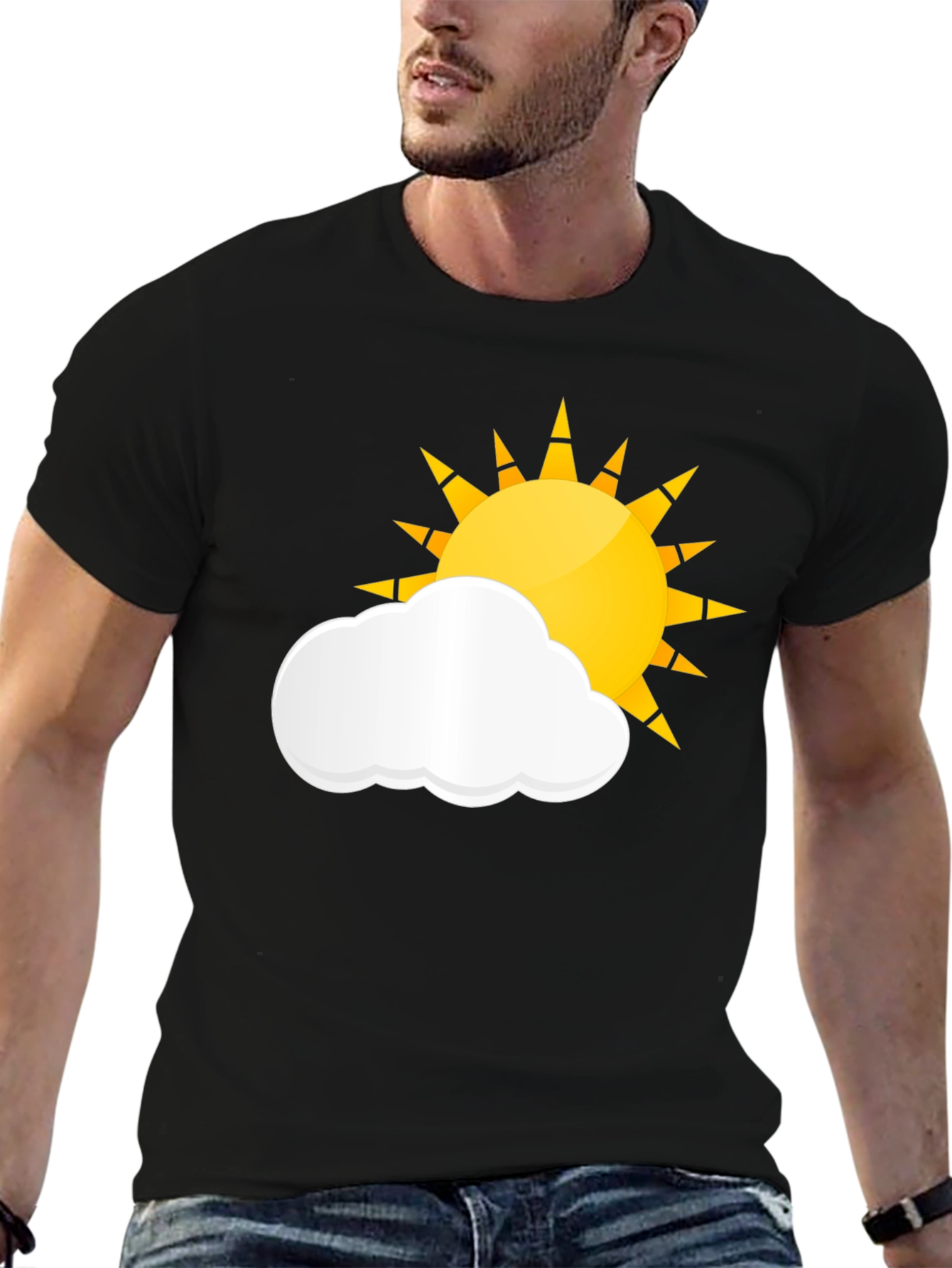 Sunny Days Black T-Shirt
