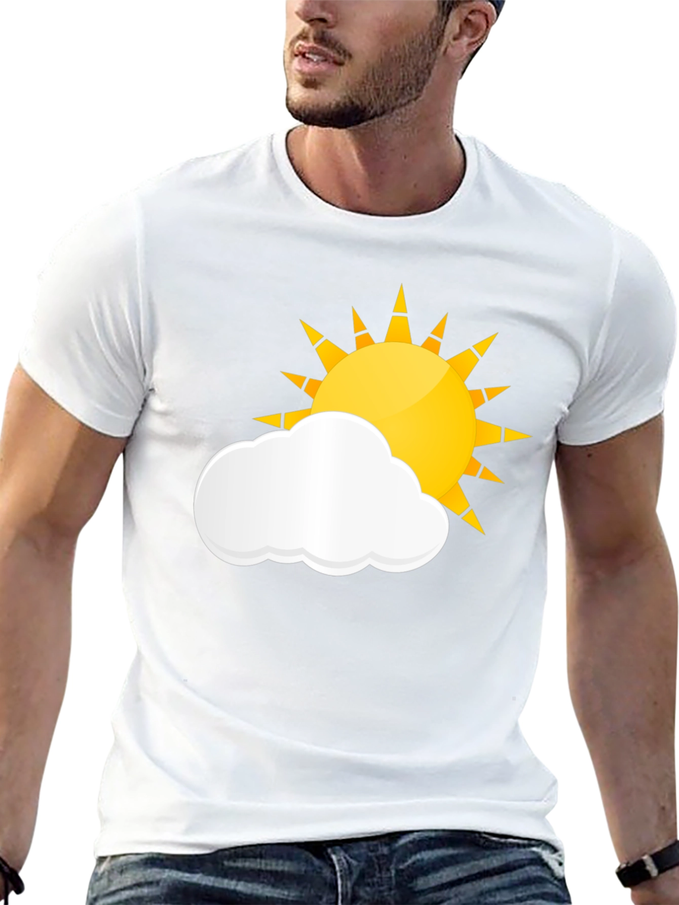 Sunny Days Black T-Shirt