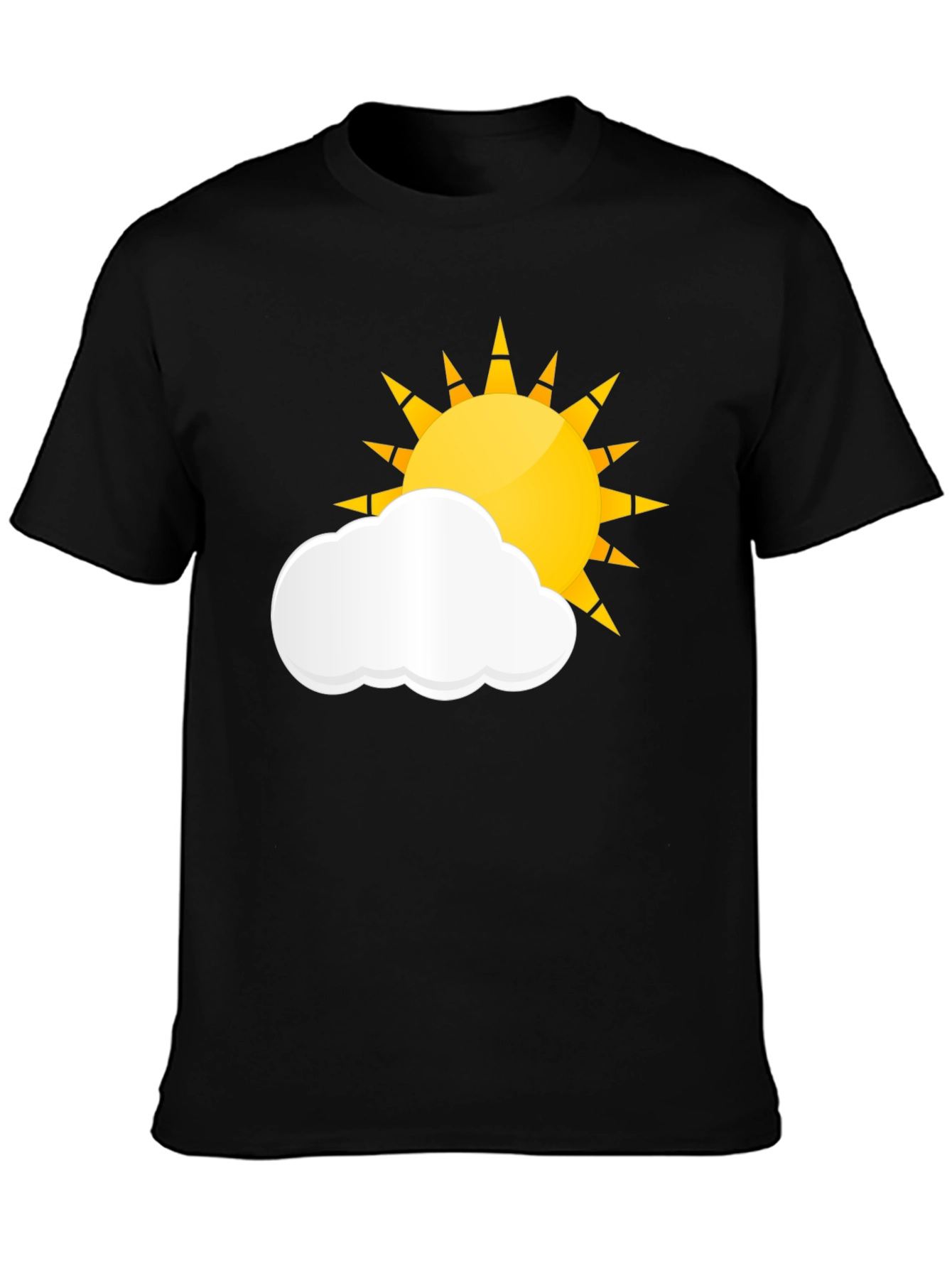 Sunny Days Black T-Shirt