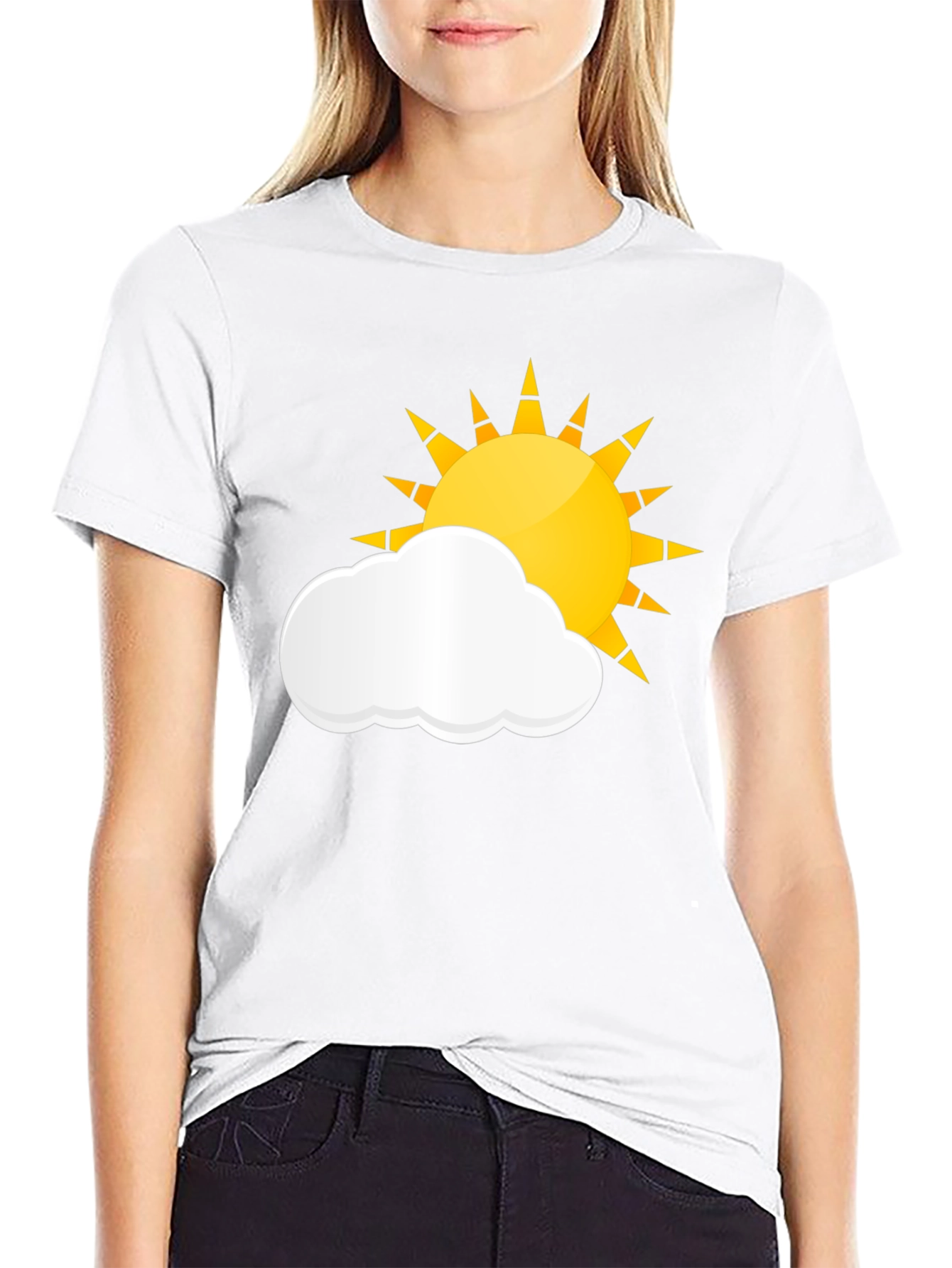 Sunny Days Black T-Shirt