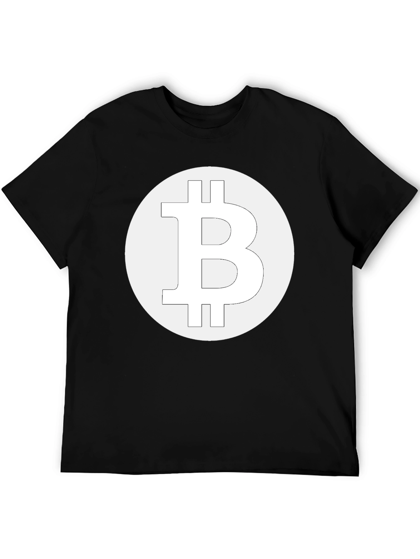 Bitcoin Logo Graphic Tee - Black