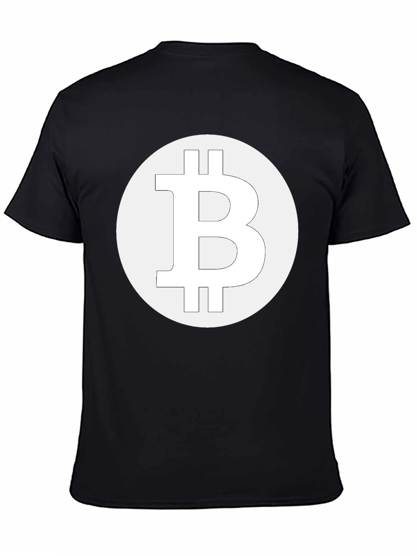 Bitcoin Logo Graphic Tee - Black