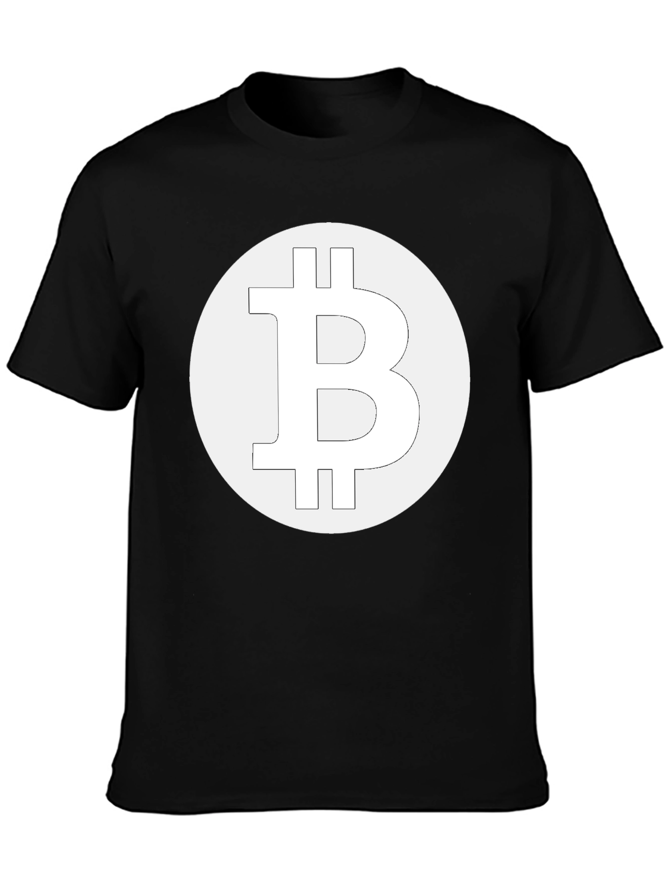 Bitcoin Logo Graphic Tee - Black