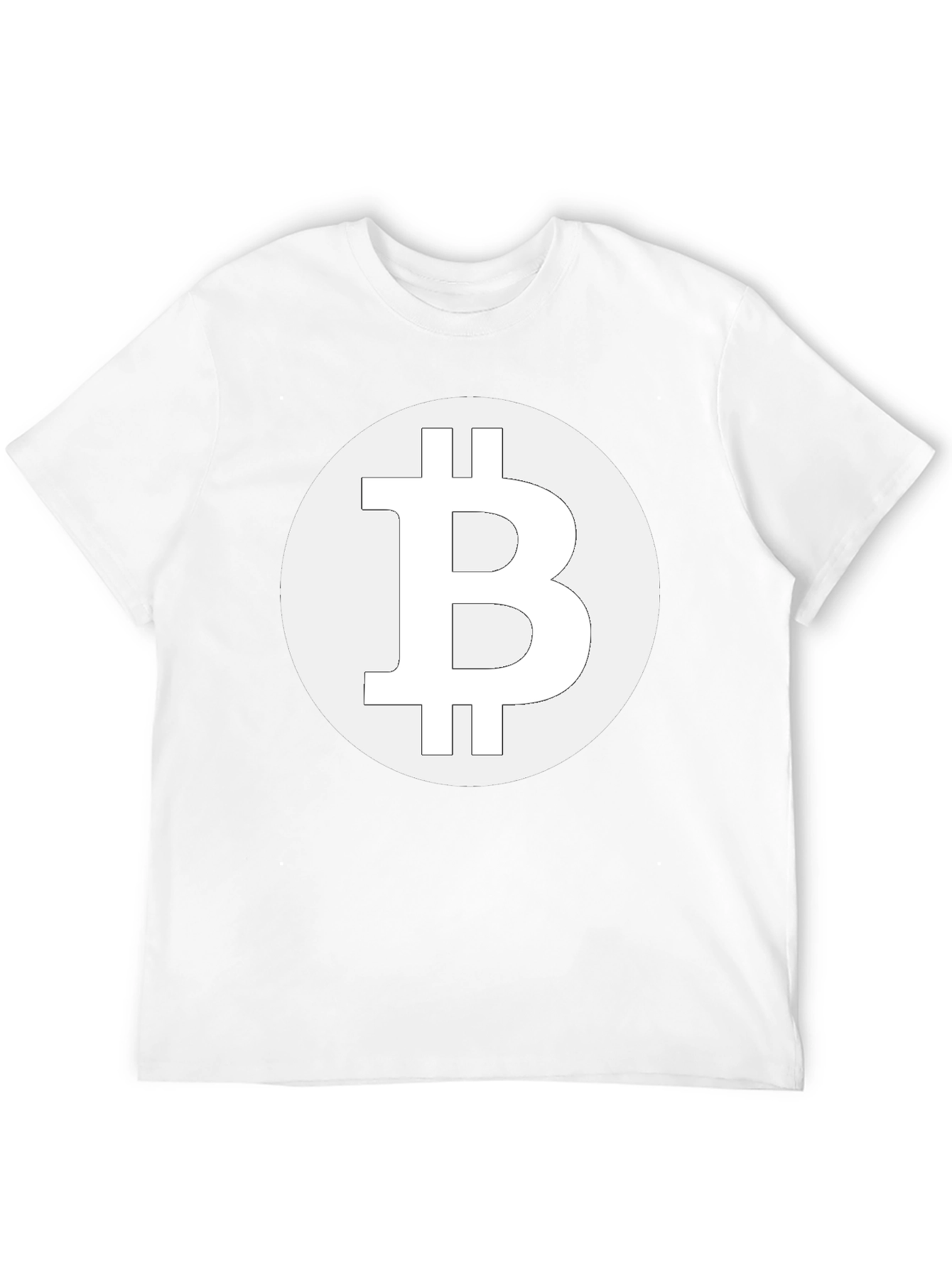 Bitcoin Logo Graphic Tee - Black