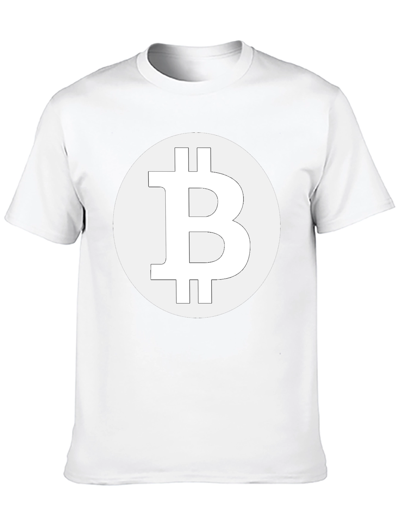 Bitcoin Logo Graphic Tee - Black