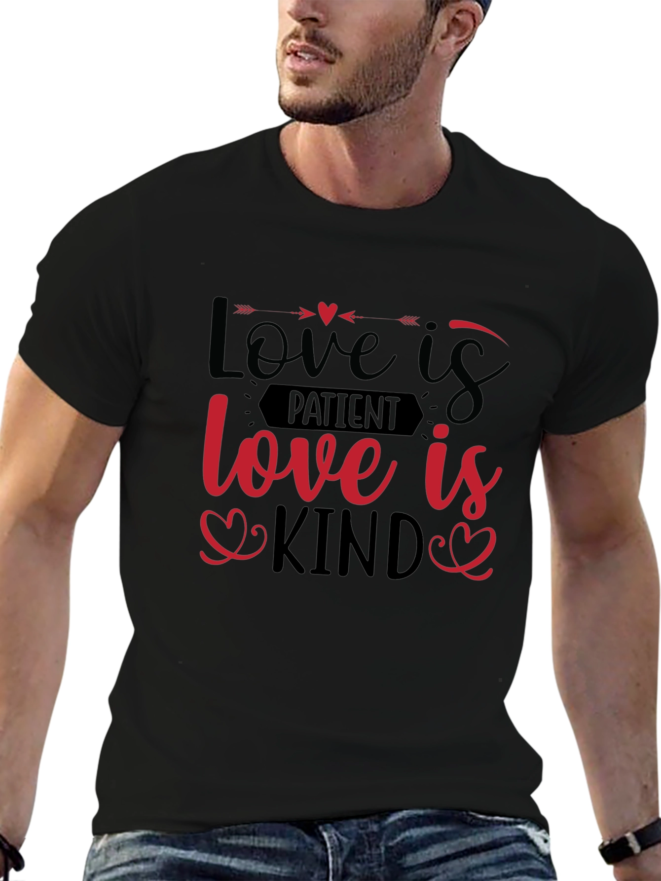 Love Is Kind Graphic Tee - Black