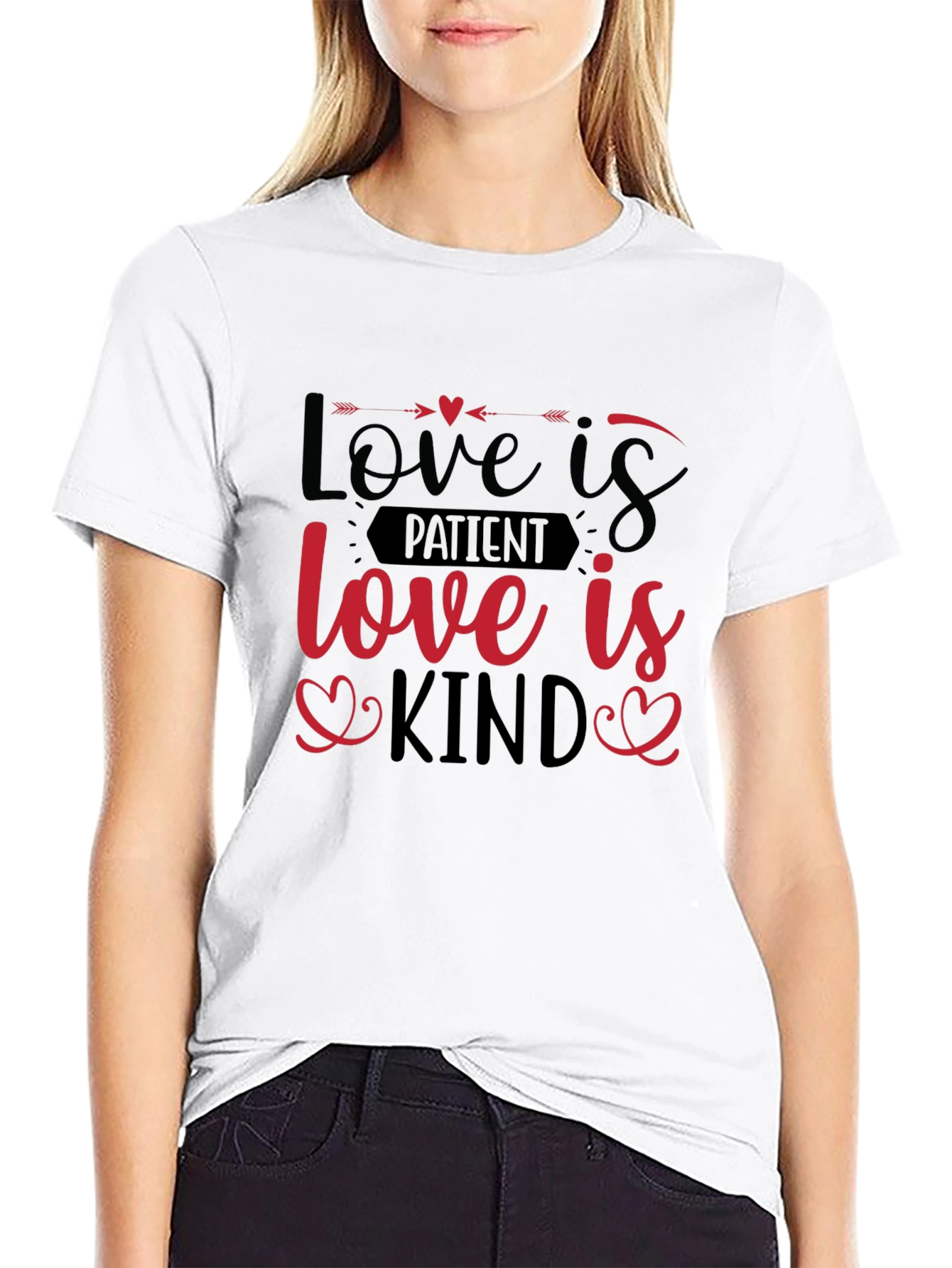 Love Is Kind Graphic Tee - Black