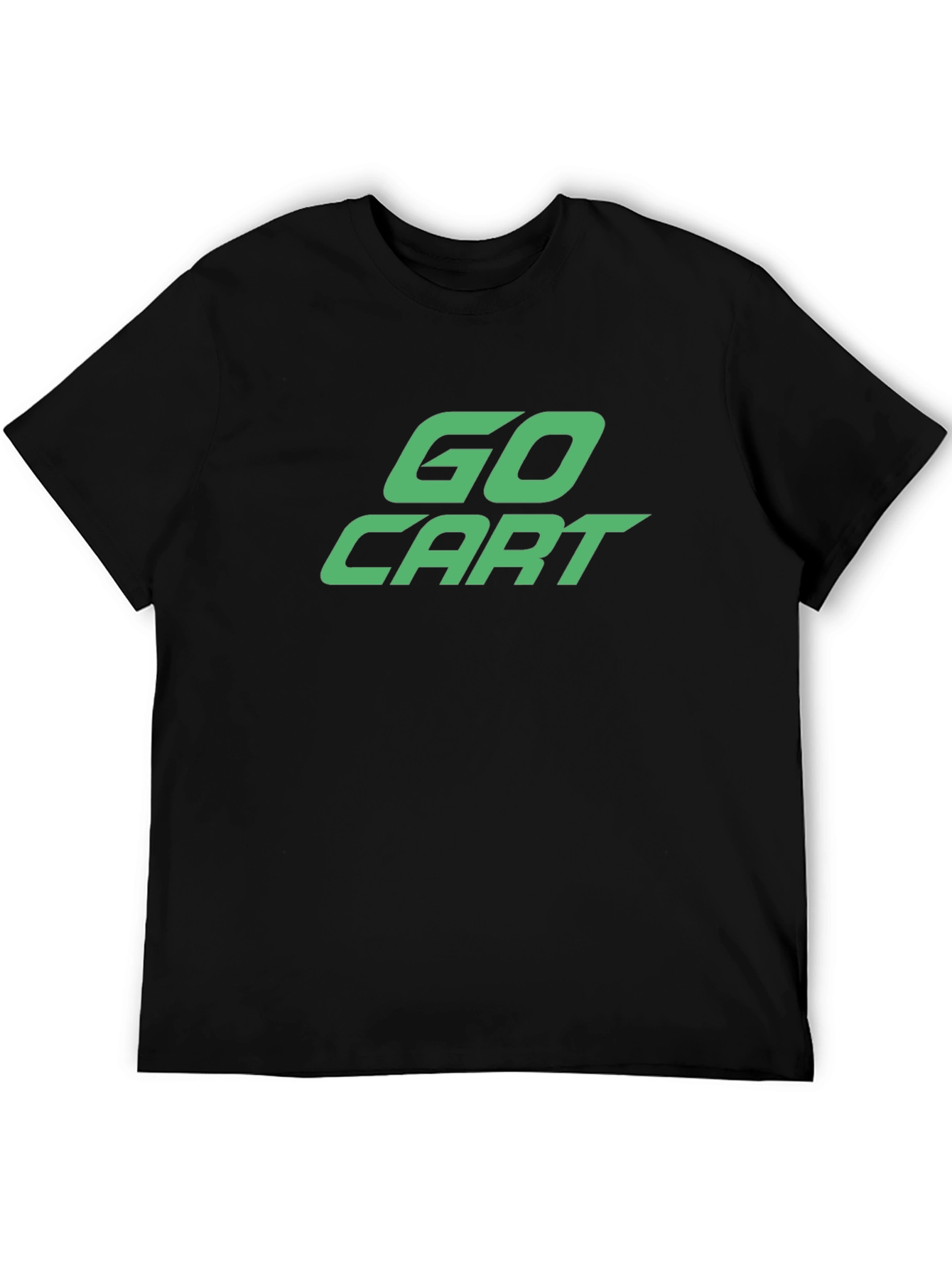 Go Cart Graphic Tee - Black Cotton Blend