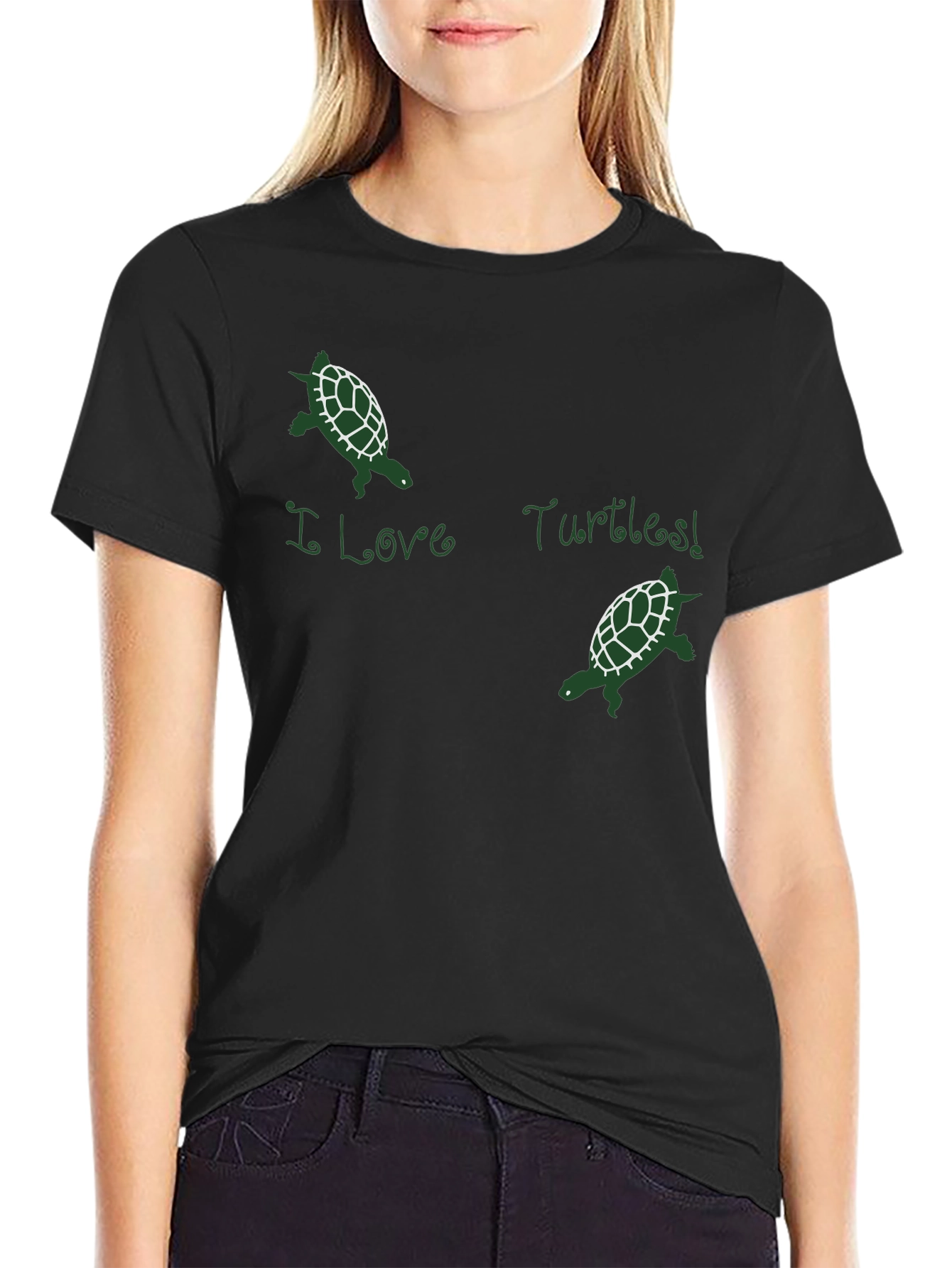 I Love Turtles Graphic Tee