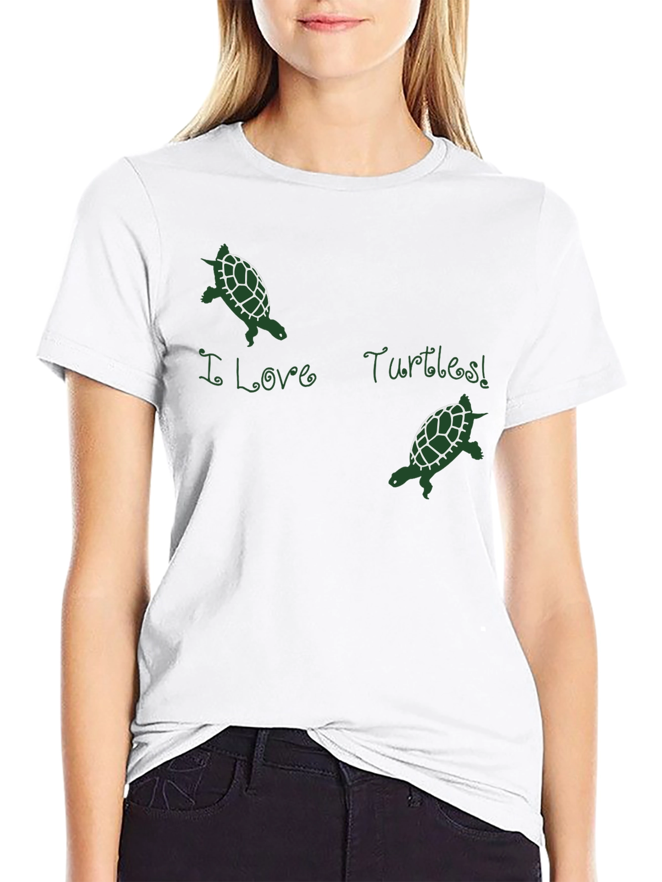 I Love Turtles Graphic Tee
